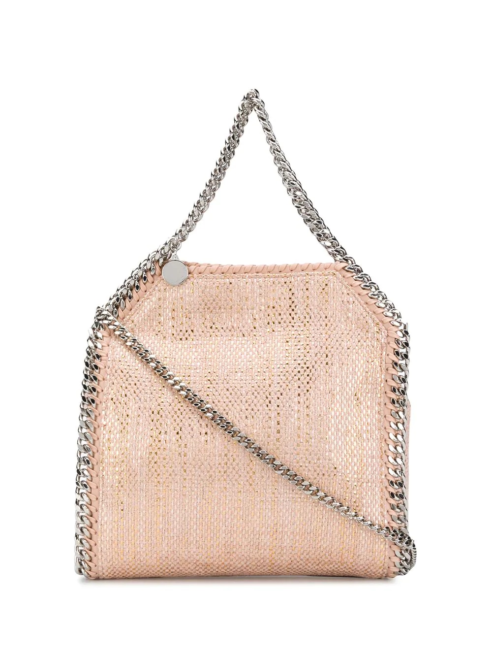 tiny metallic Falabella crossbody bag - 1