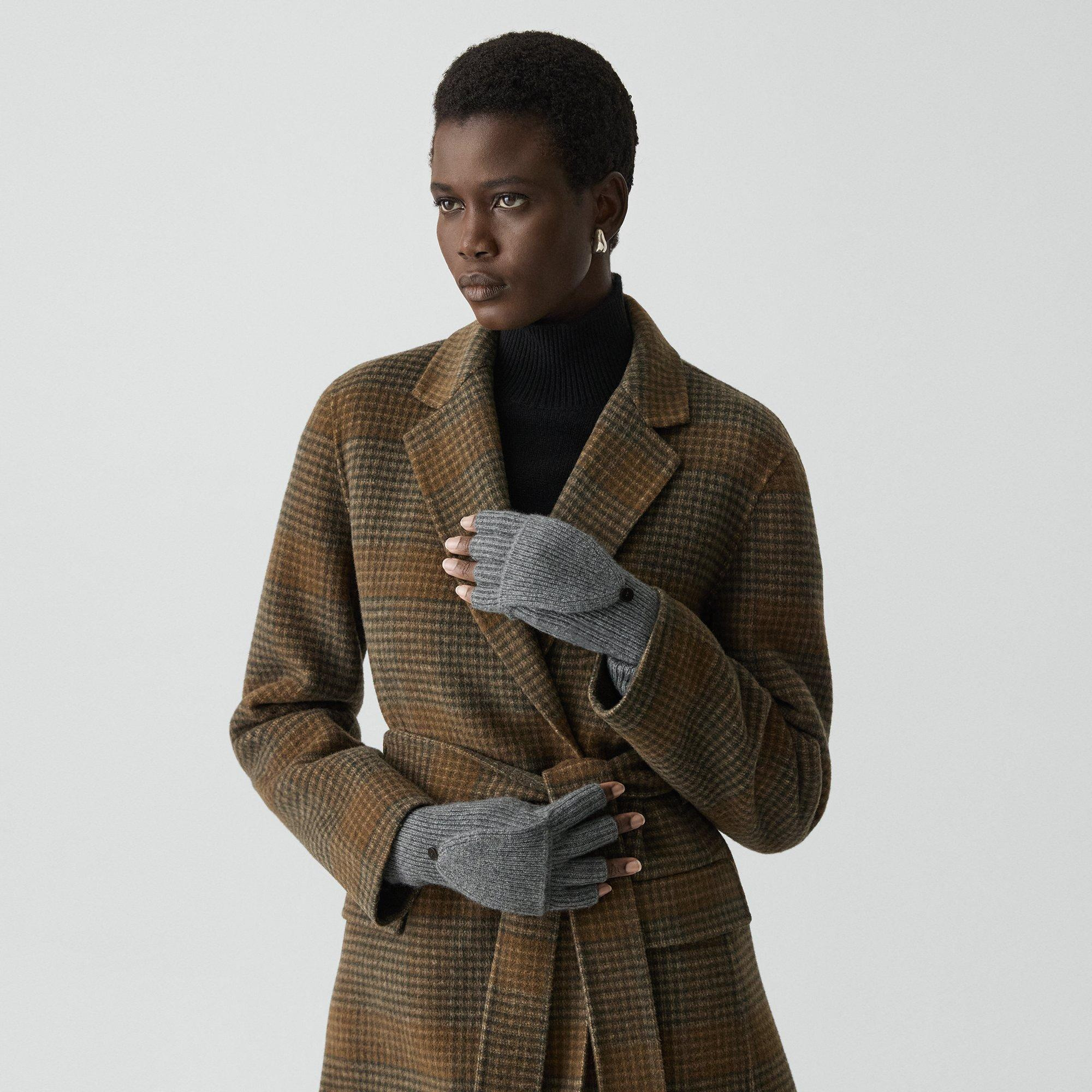 Fold-Back Gloves in Cashmere - 2