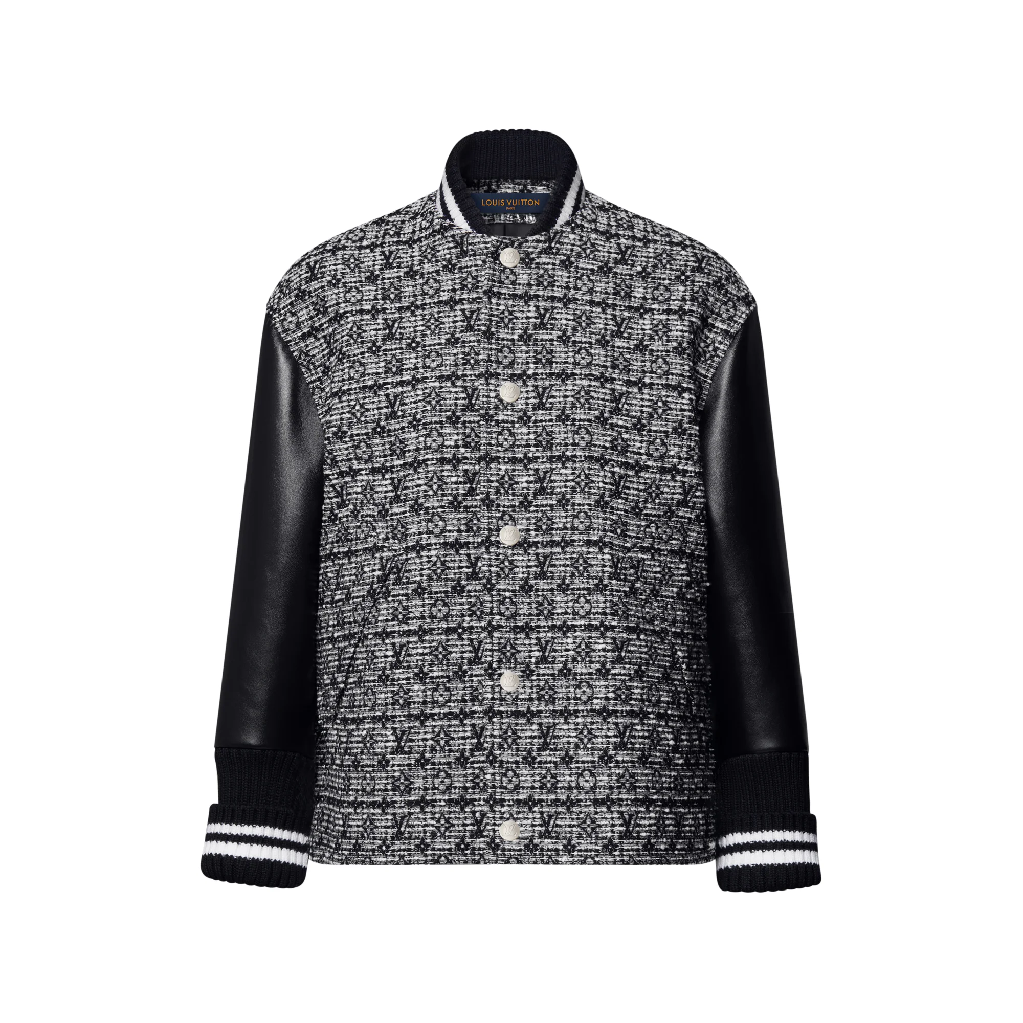 Monogram Tweed Varsity Jacket - 1