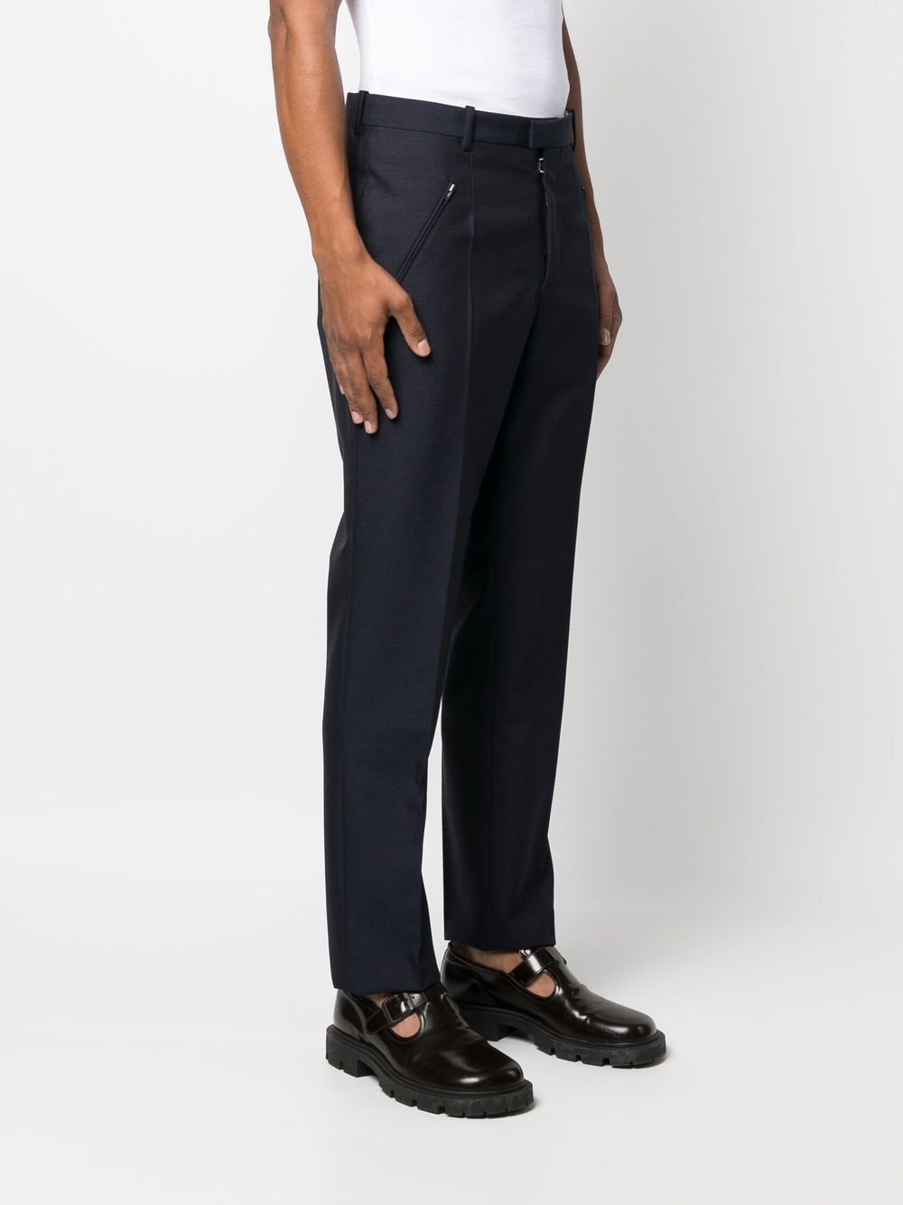 straight-leg tailored trousers - 3
