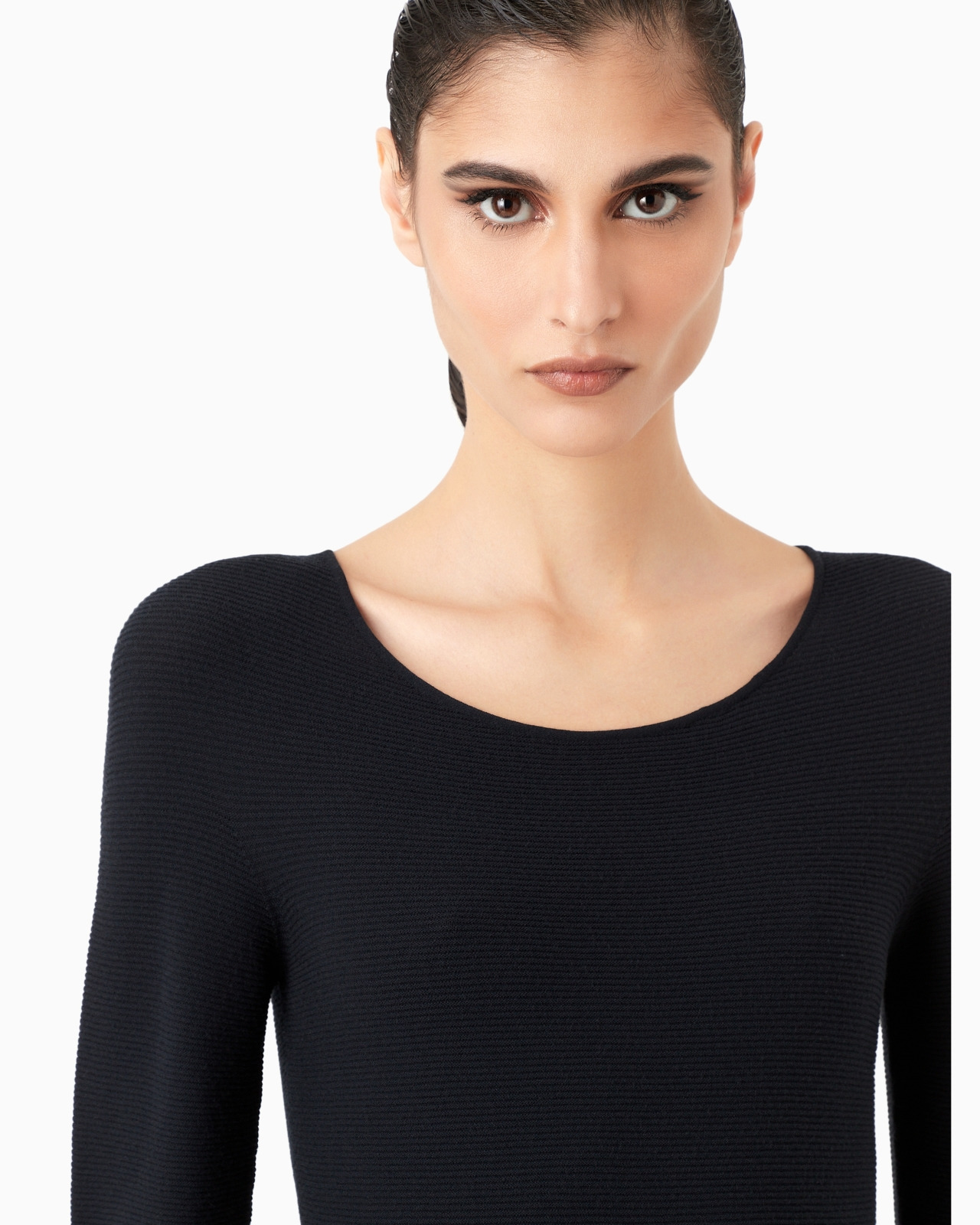 Links-stitch viscose long-sleeved jumper - 5