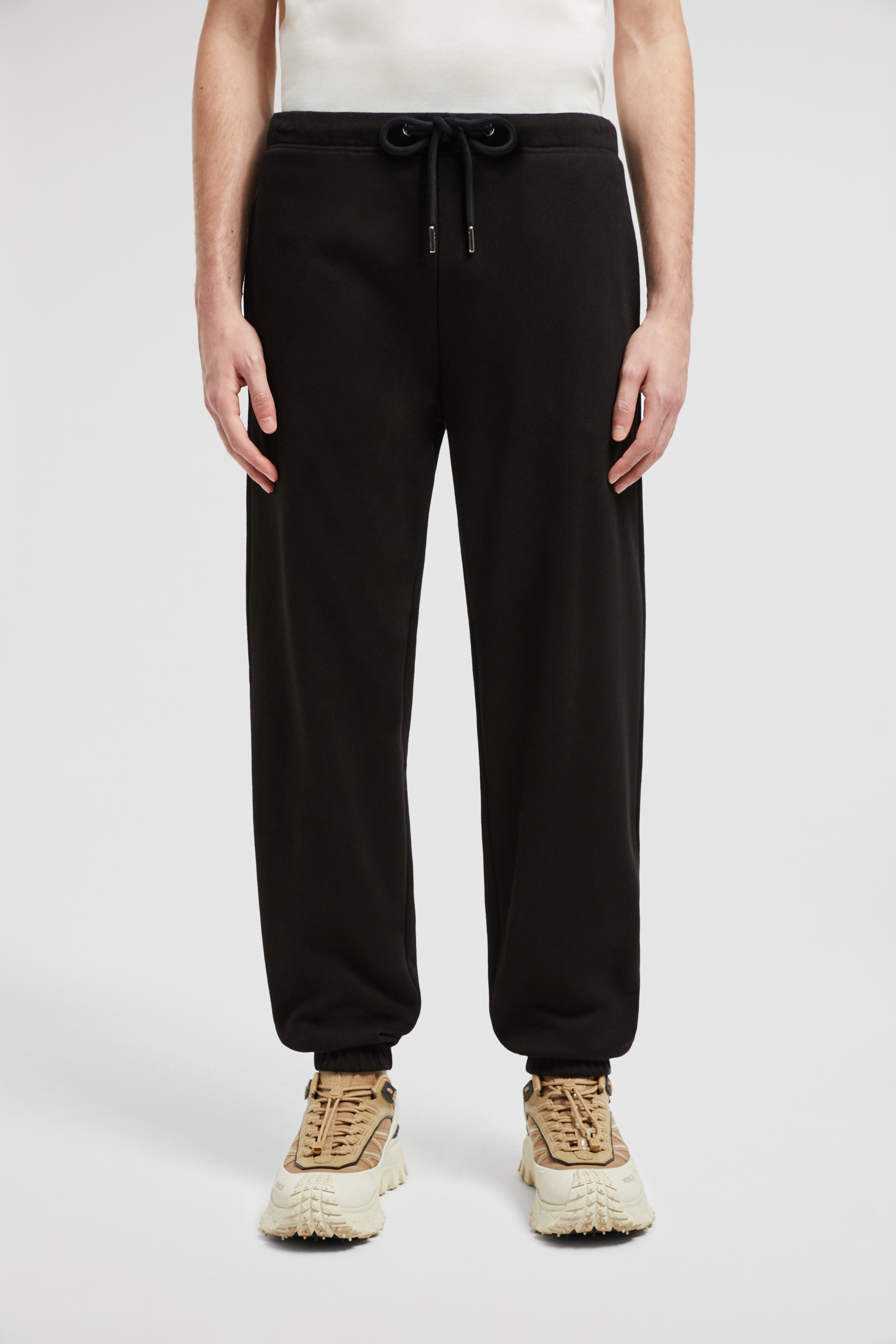 Logo Patch Cotton Sweatpants - 3