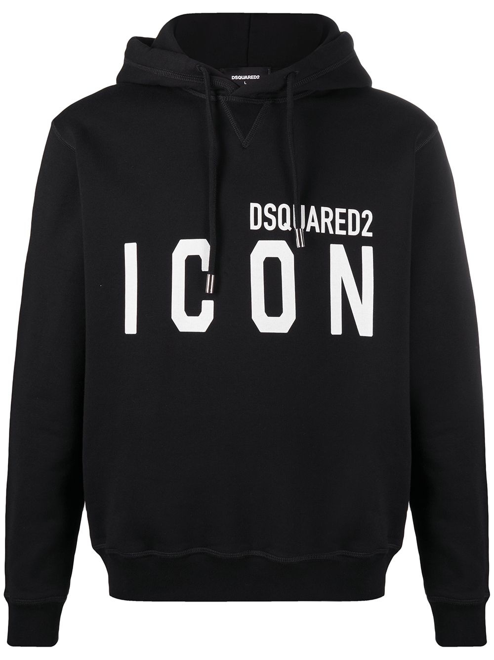 Icon-print hoodie - 1