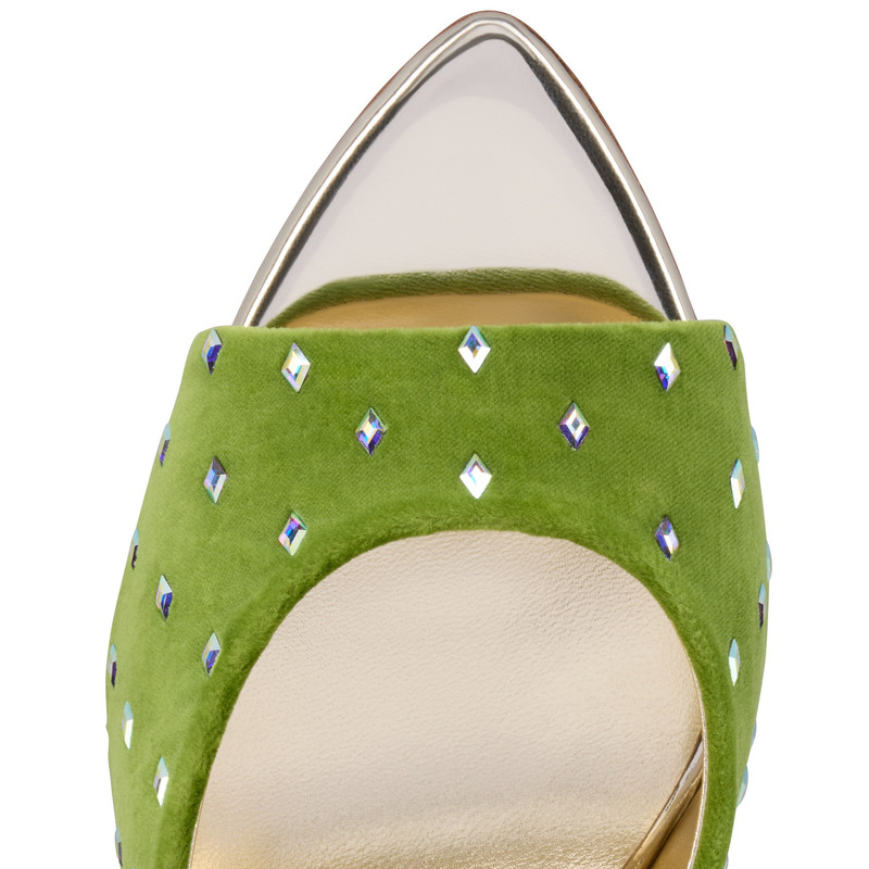 Miss Z Mule Strass Losanges 4