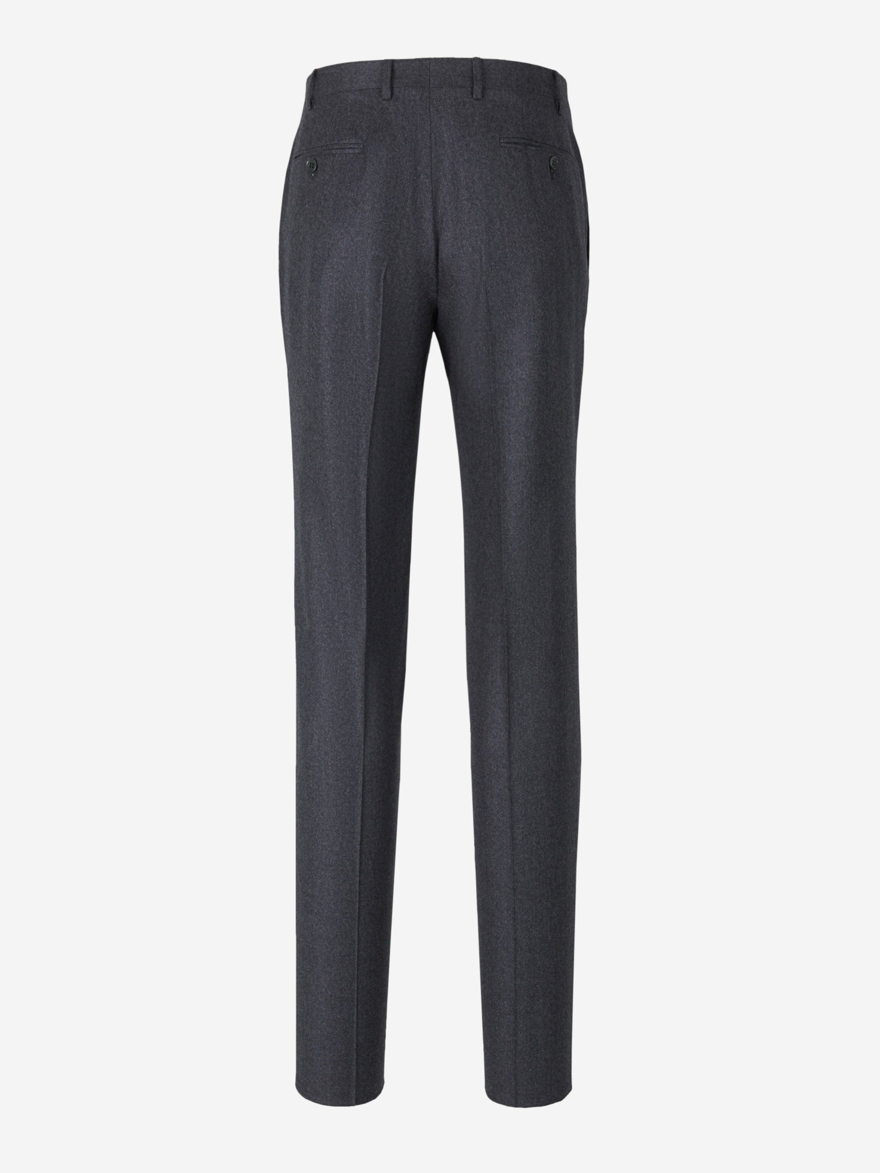 WOOL FLANNEL TROUSERS - 2