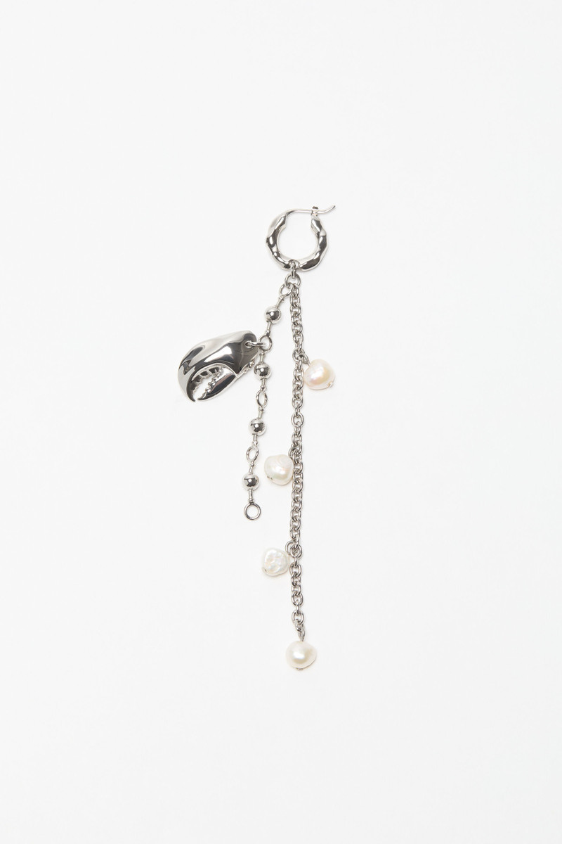Claw charm earring - Silver 1