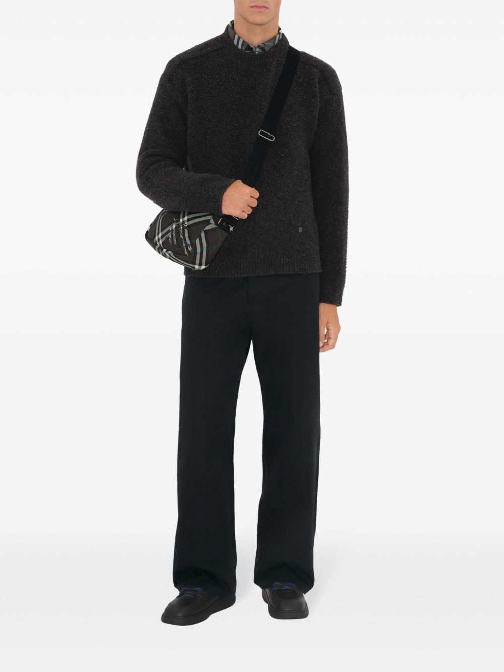 checked messenger bag - 2