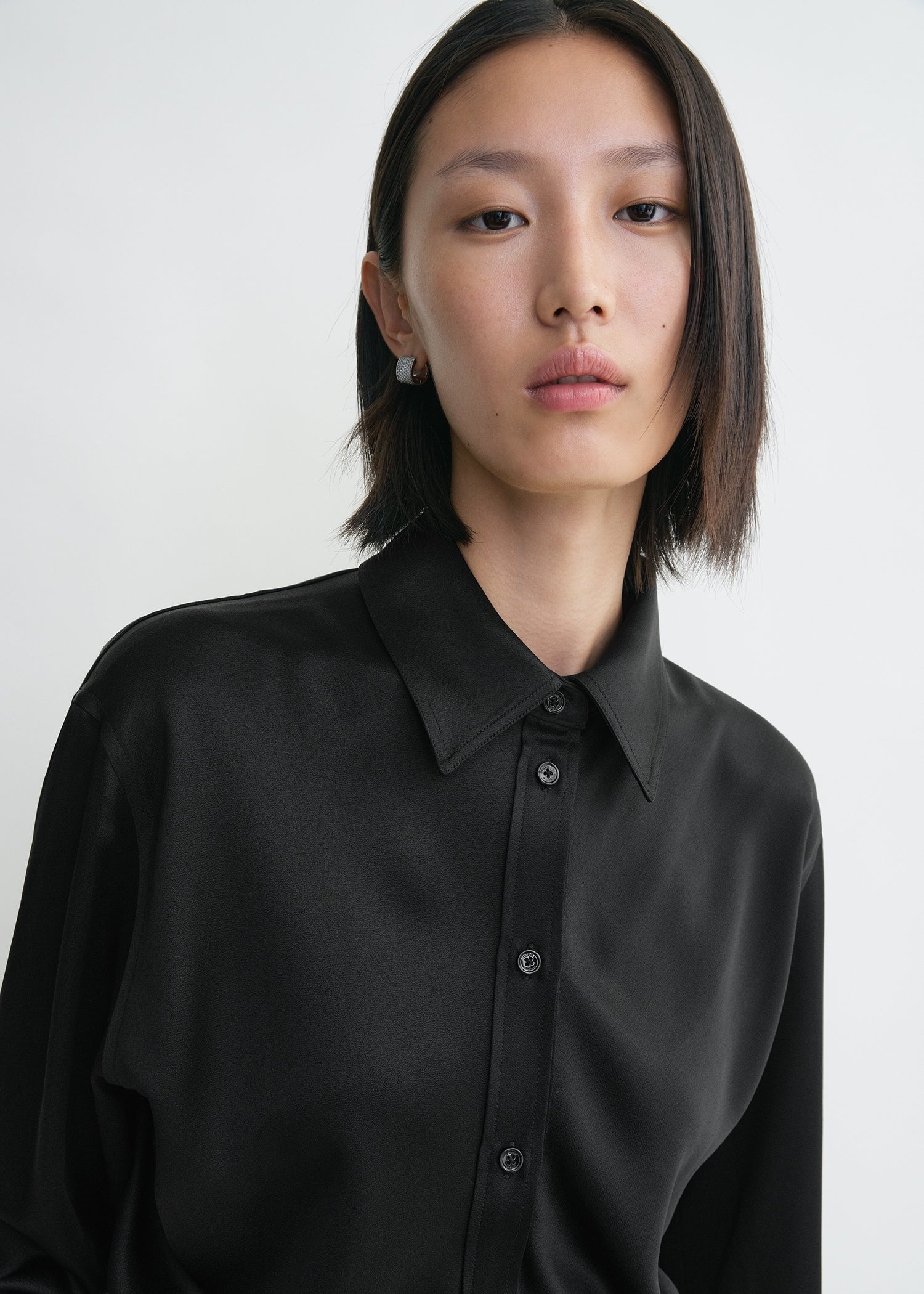 Slouch waist shirt black - 6