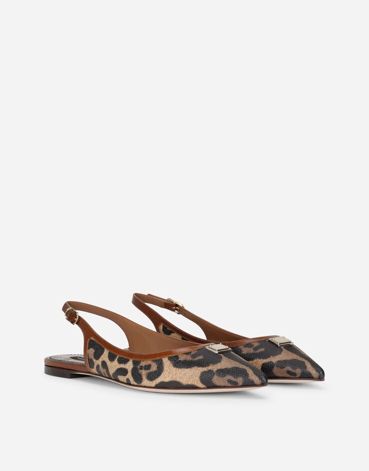 Leopard-print slingbacks - 2