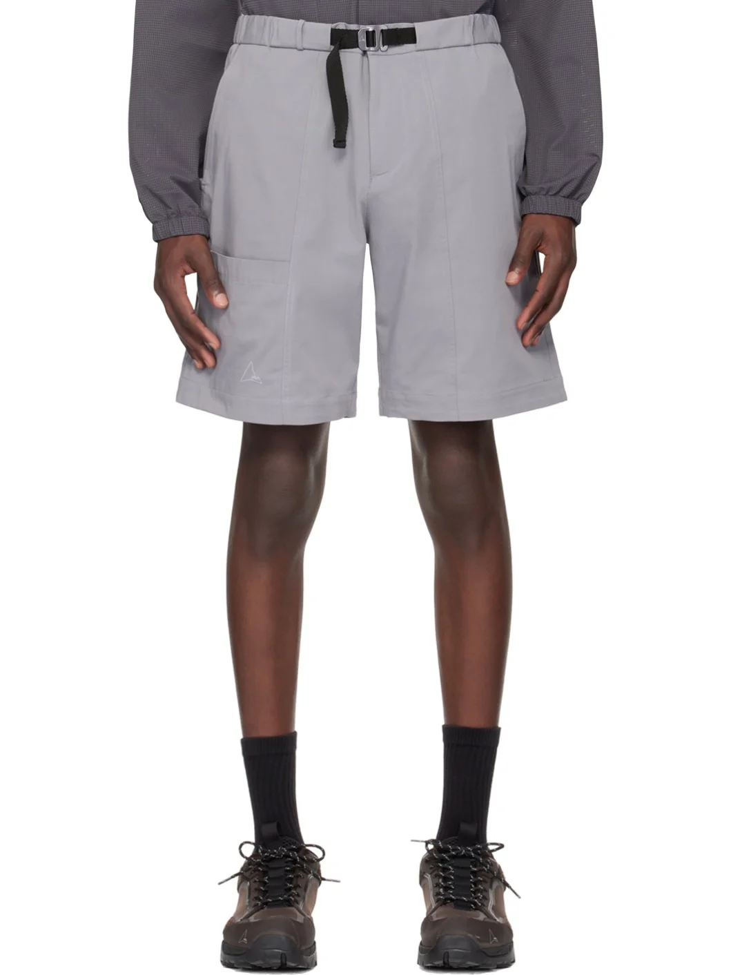 Gray Climbing Shorts - 1