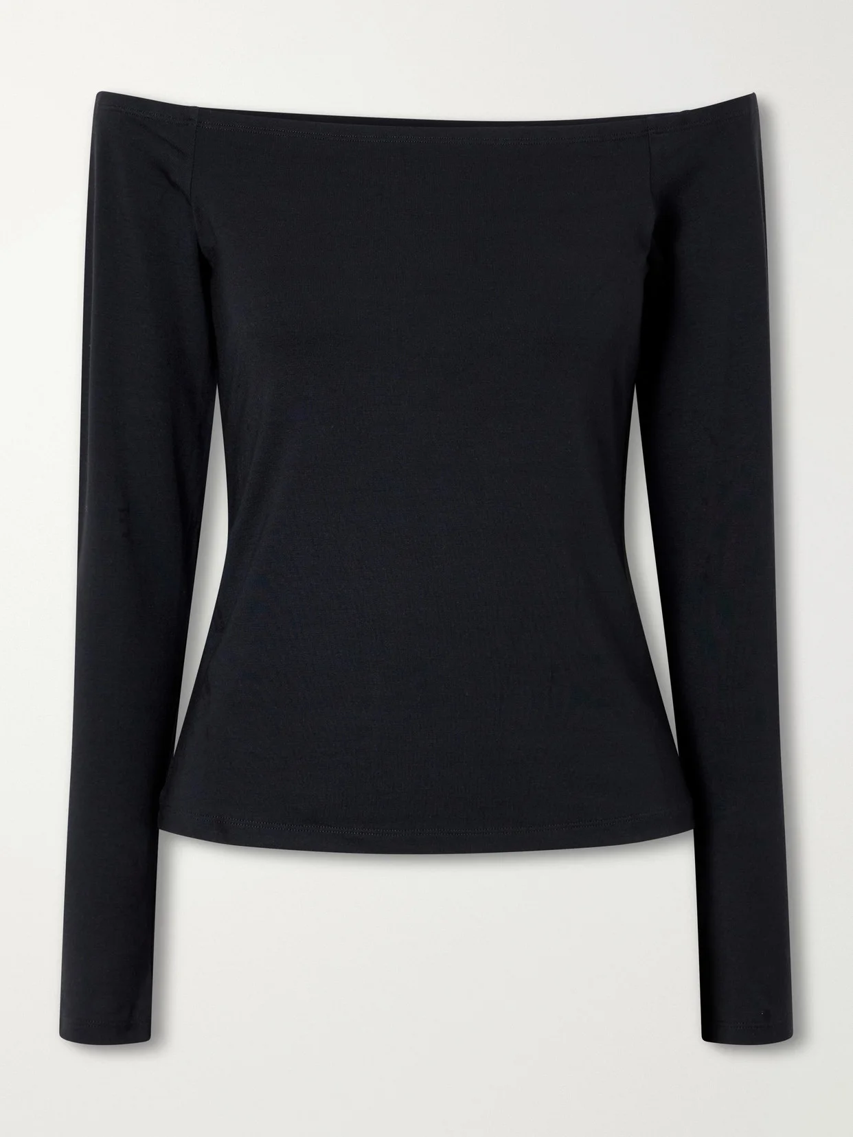 Smooth Layers Off-the-shoulder Top - 1