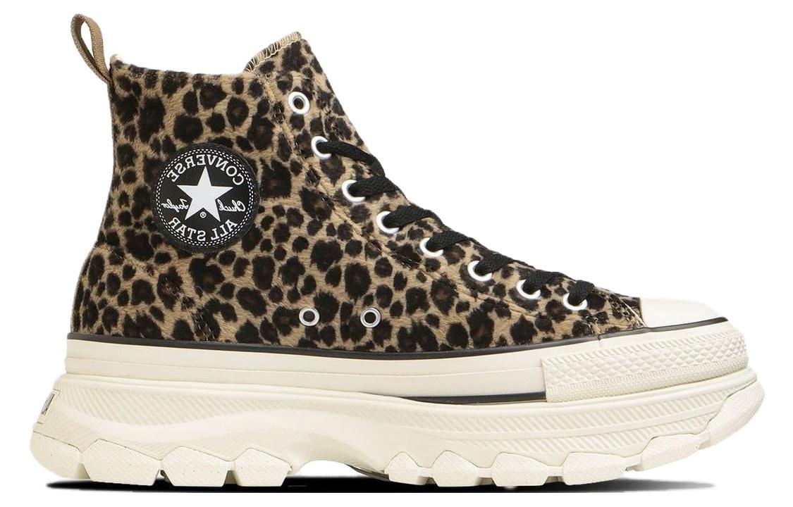 Converse All Star Trekwave Animal Fur Leopard High Top 'Brown' 31310230 - 2