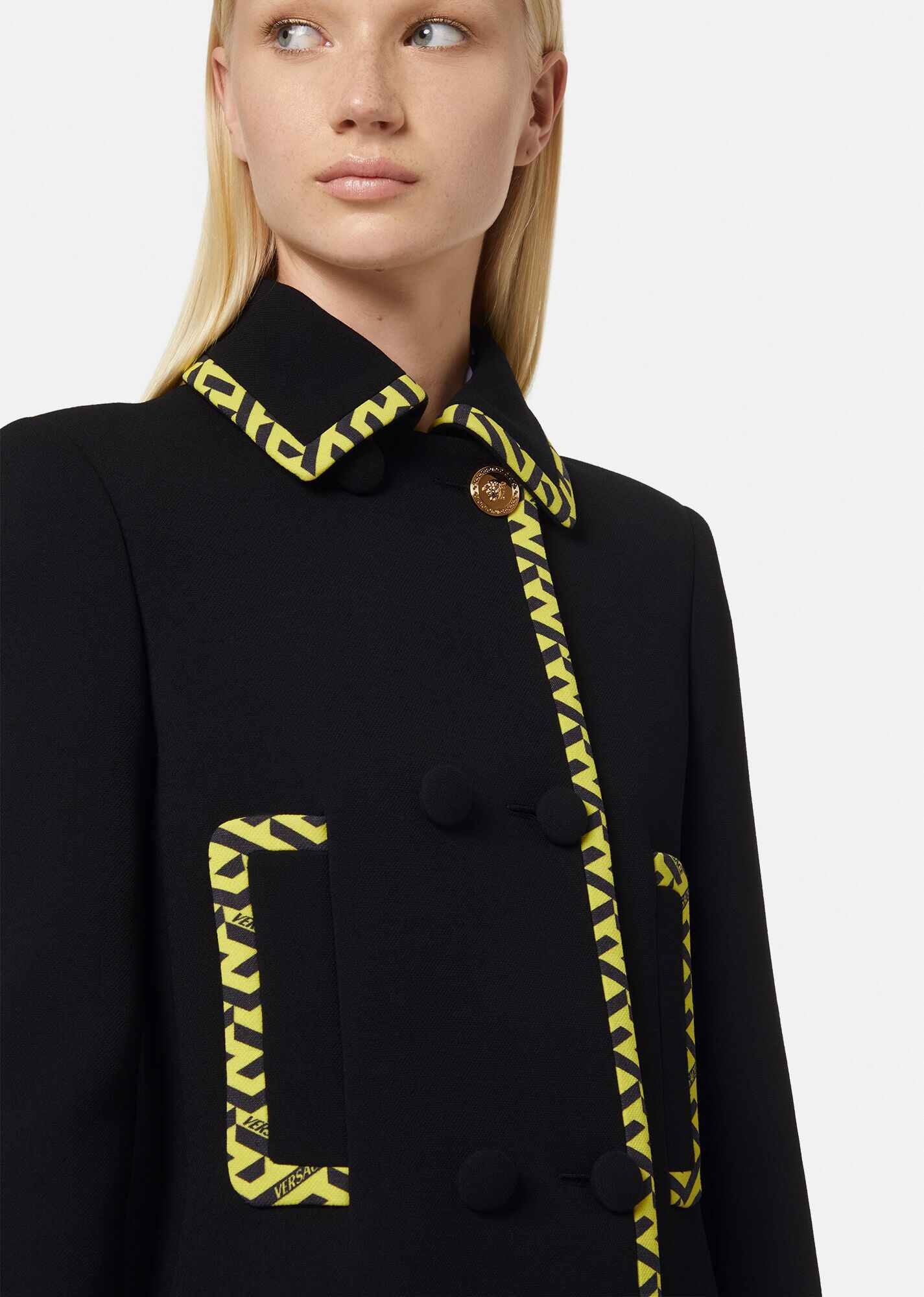 Virgin Wool Medusa Coat - 5