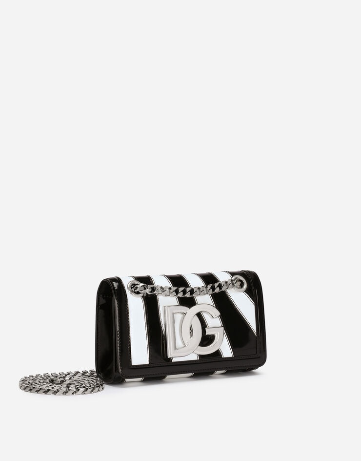 3.5 cell phone bag in zebra patchwork - 3