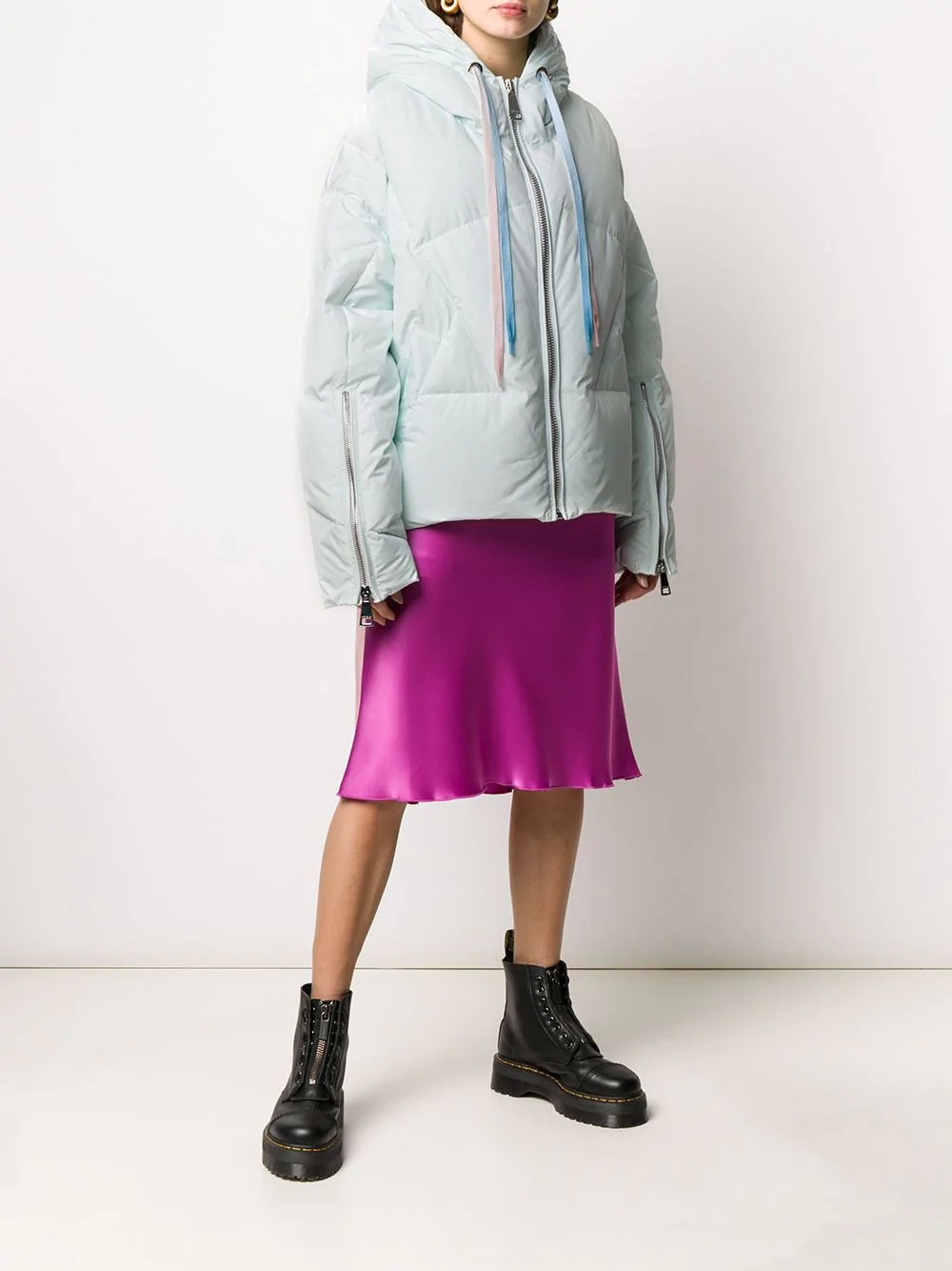 oversized hooded puffer jacket - 3