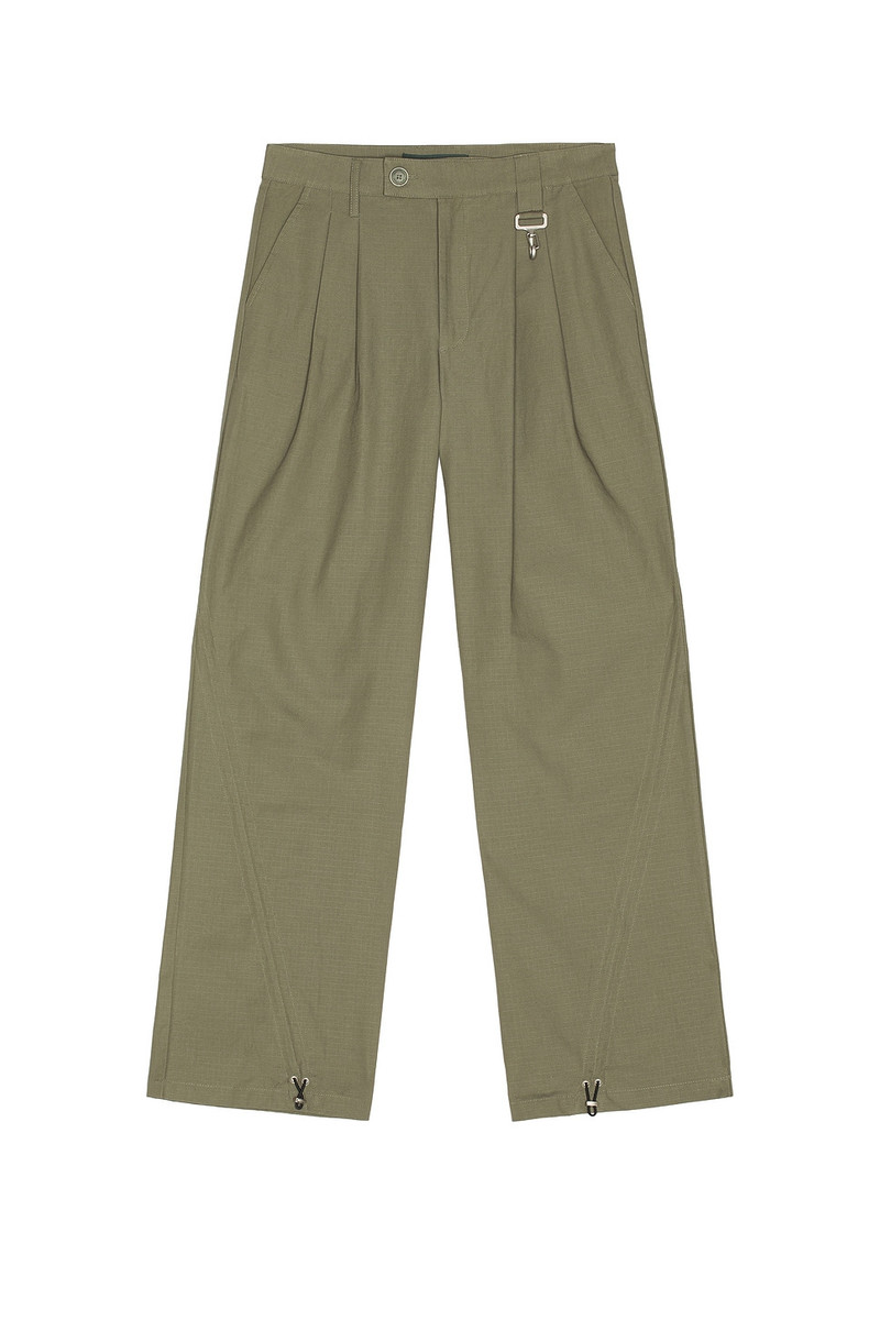 Cotton Ripstop Pleated Trouser 5