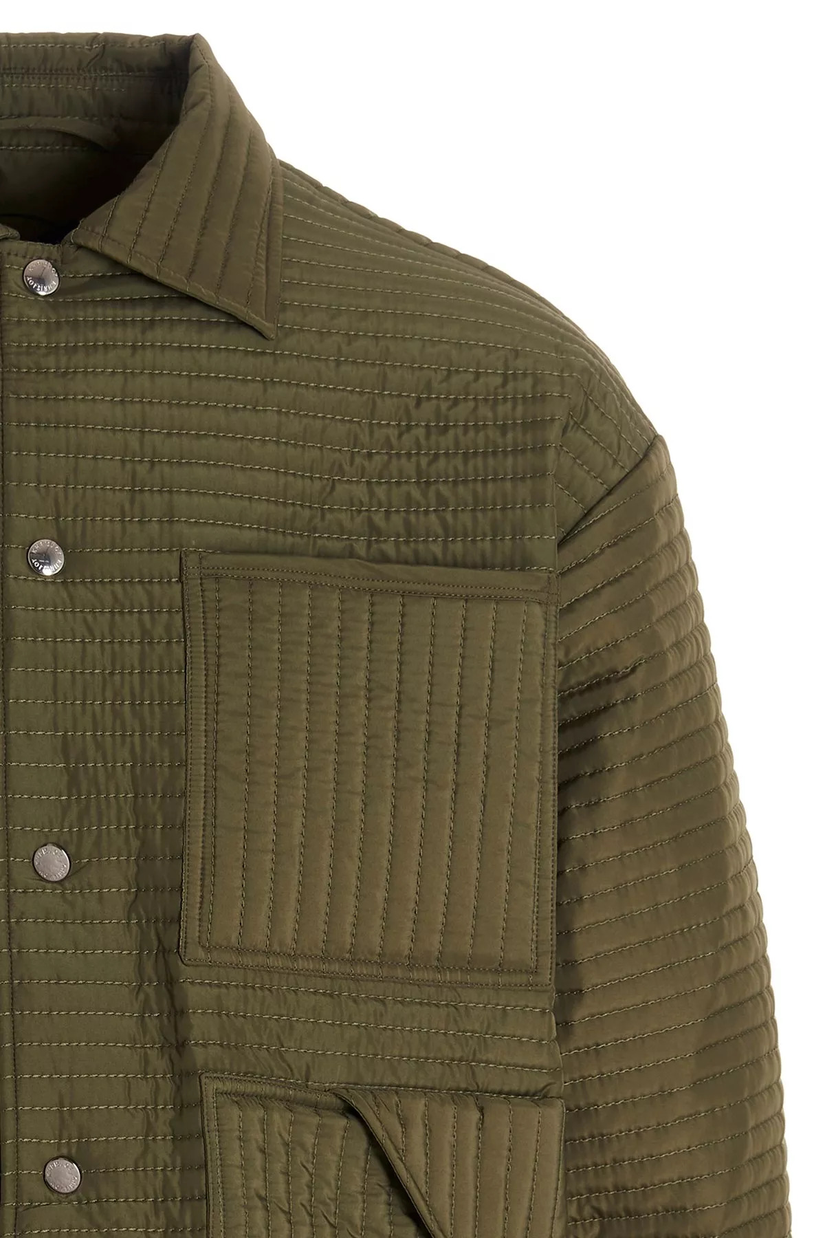 'Chore Quilted Stripes' down jacket - 3