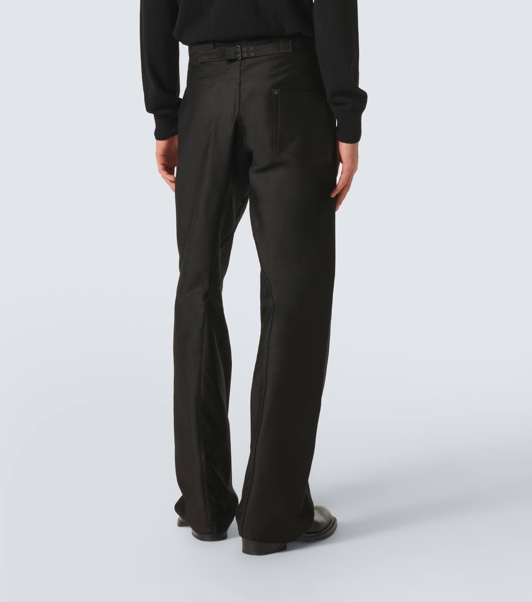Cotton straight pants - 4