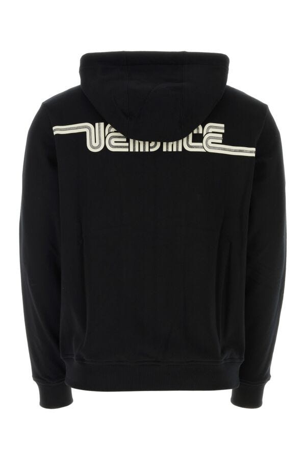 Versace Man Black Cotton Sweatshirt - 2