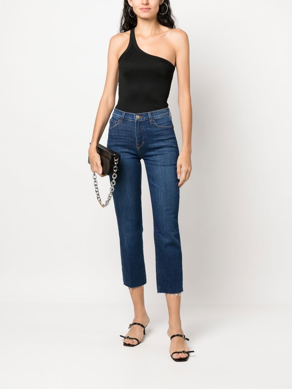 high-rise straight-leg jeans - 2