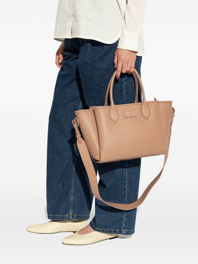 EMPORIO ARMANI logo-print tote bag outlook