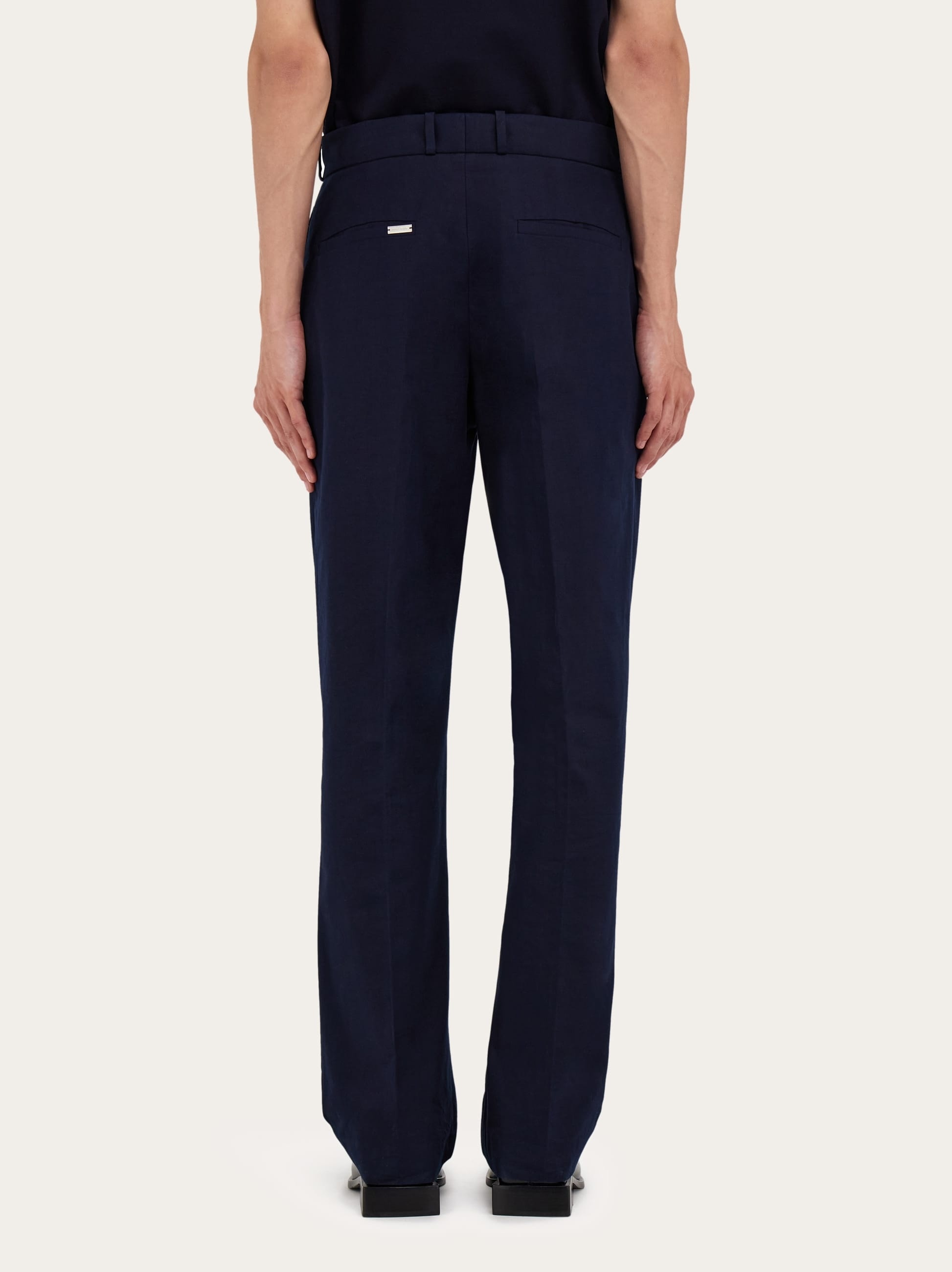 Cotton canvas pants - 4