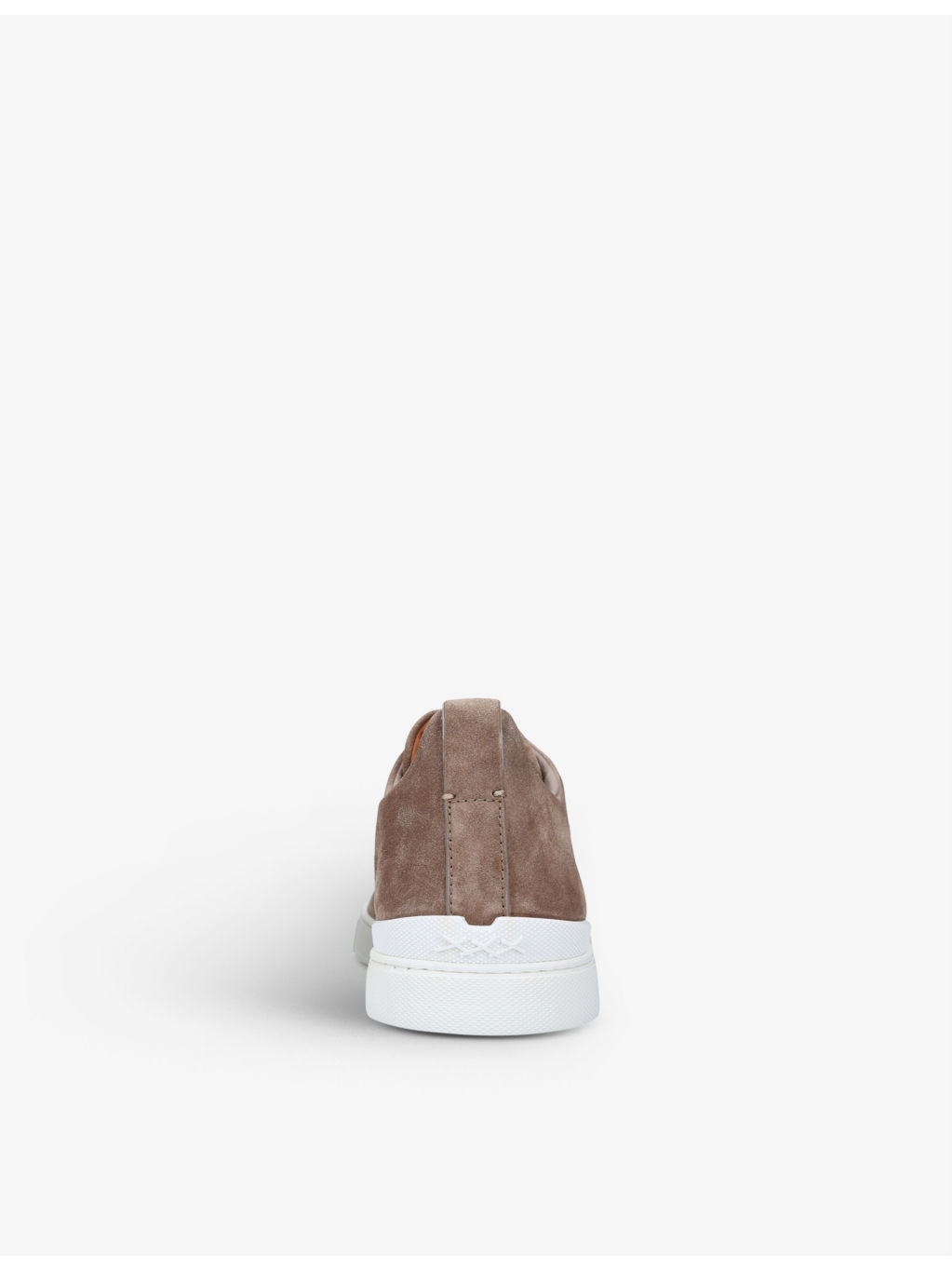 Tripe Stitch suede trainers - 4