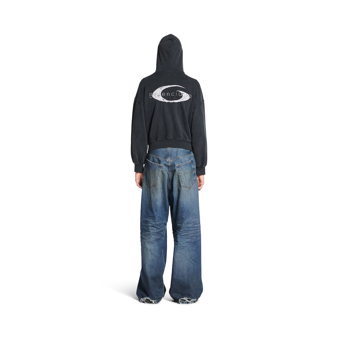 Men's Baggy Pants in Deep Blue - 4