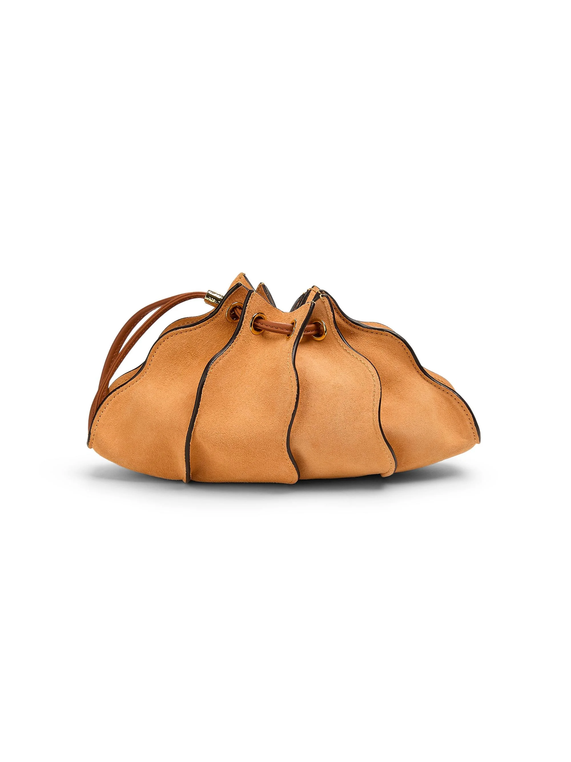 Women's Adria Small Leather Crossbody Bag - Apricot - 1