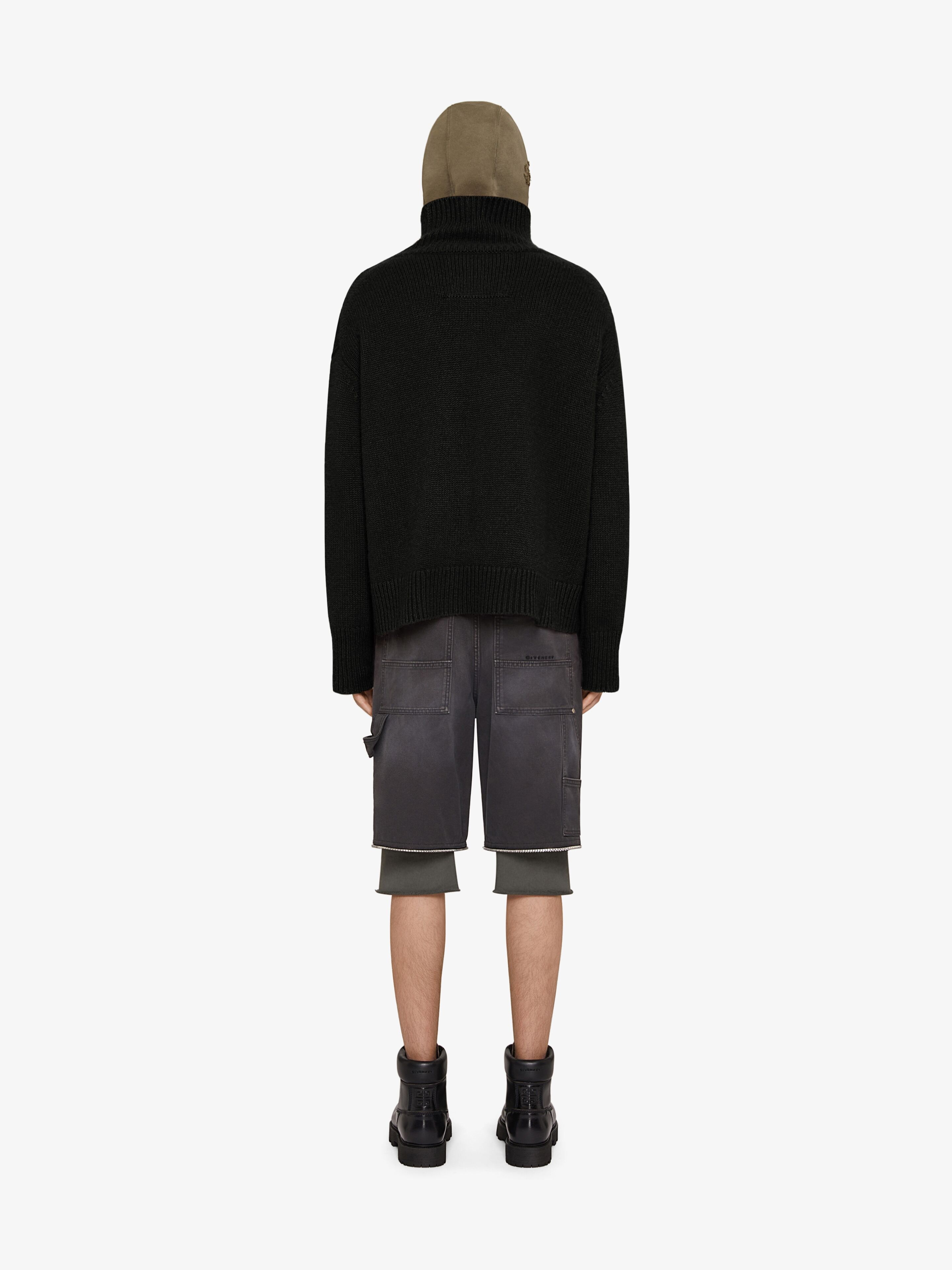 OVERSIZED TURTLENECK SWEATER IN CASHMERE - 4