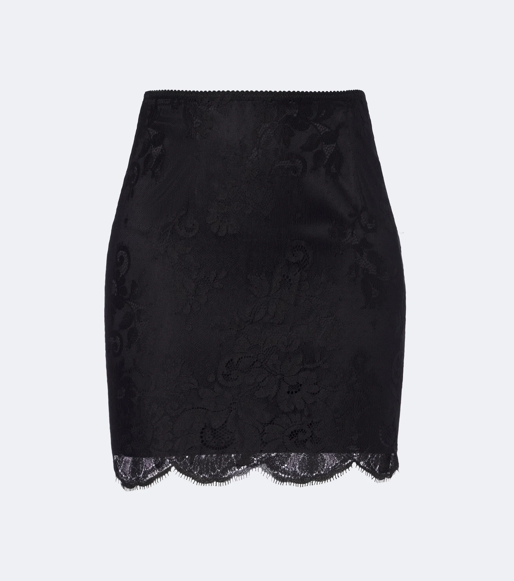 Lace mini skirt - 1