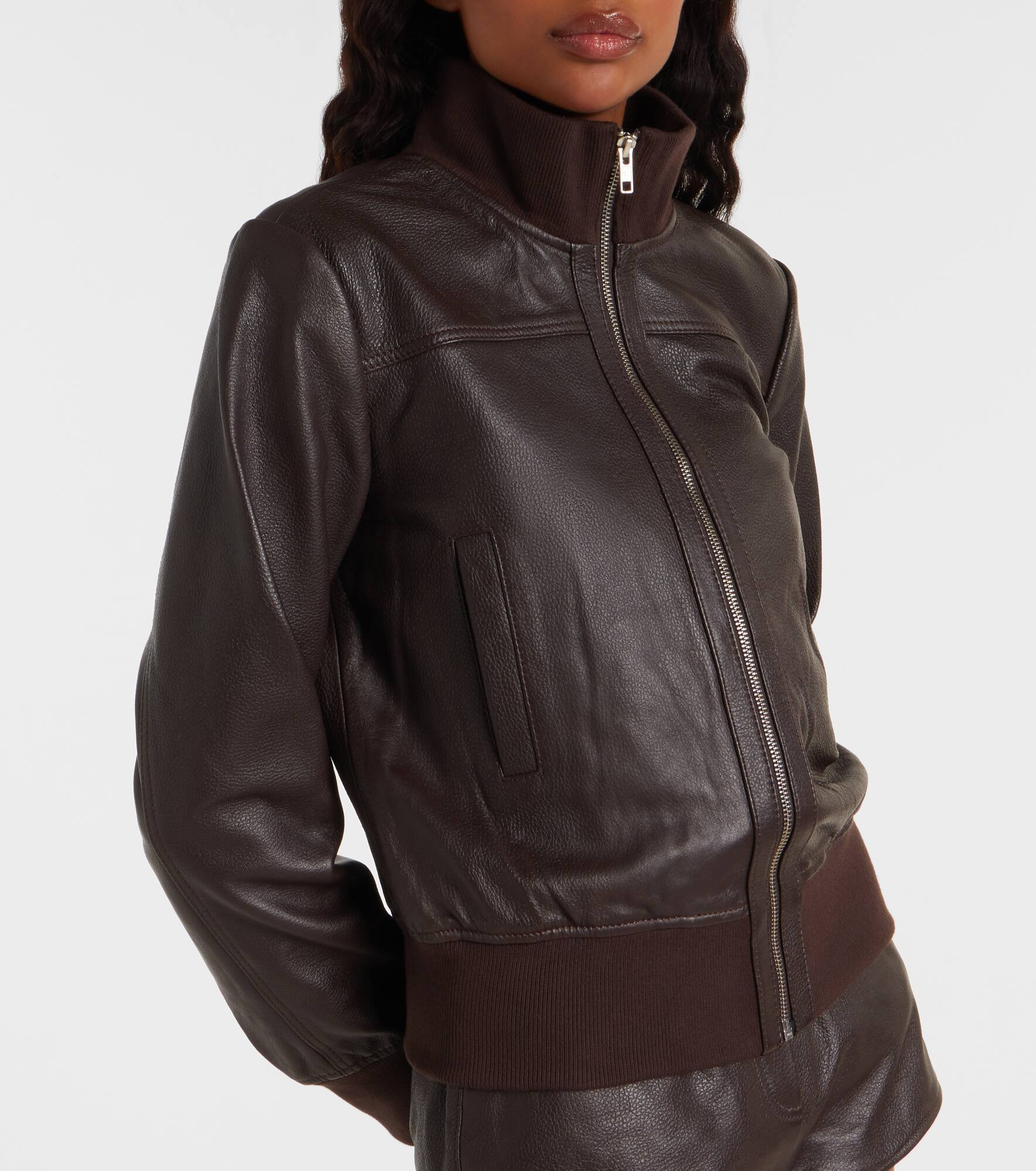 Tobias leather bomber jacket - 6