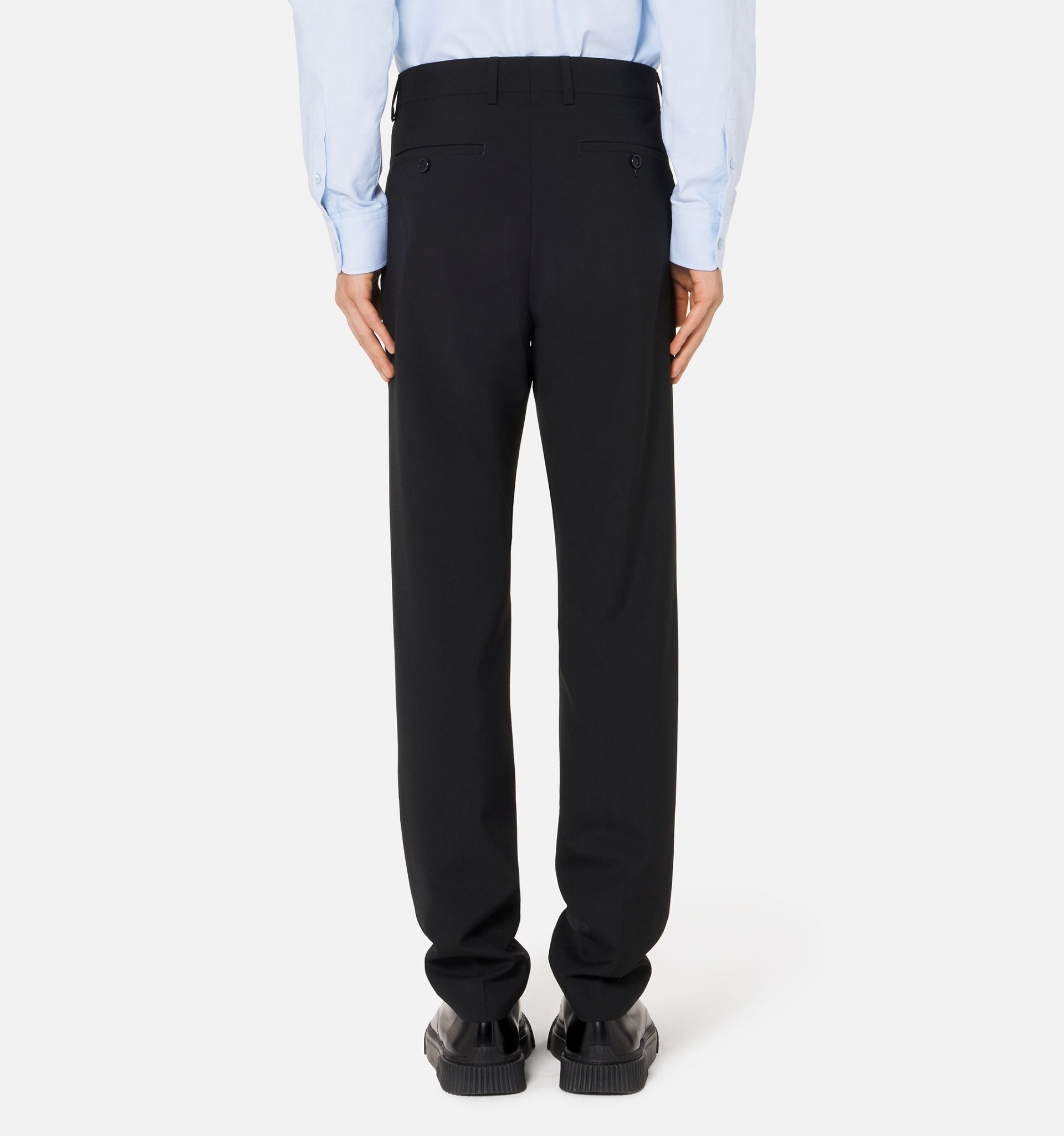 Cigarette Fit Trousers - 6