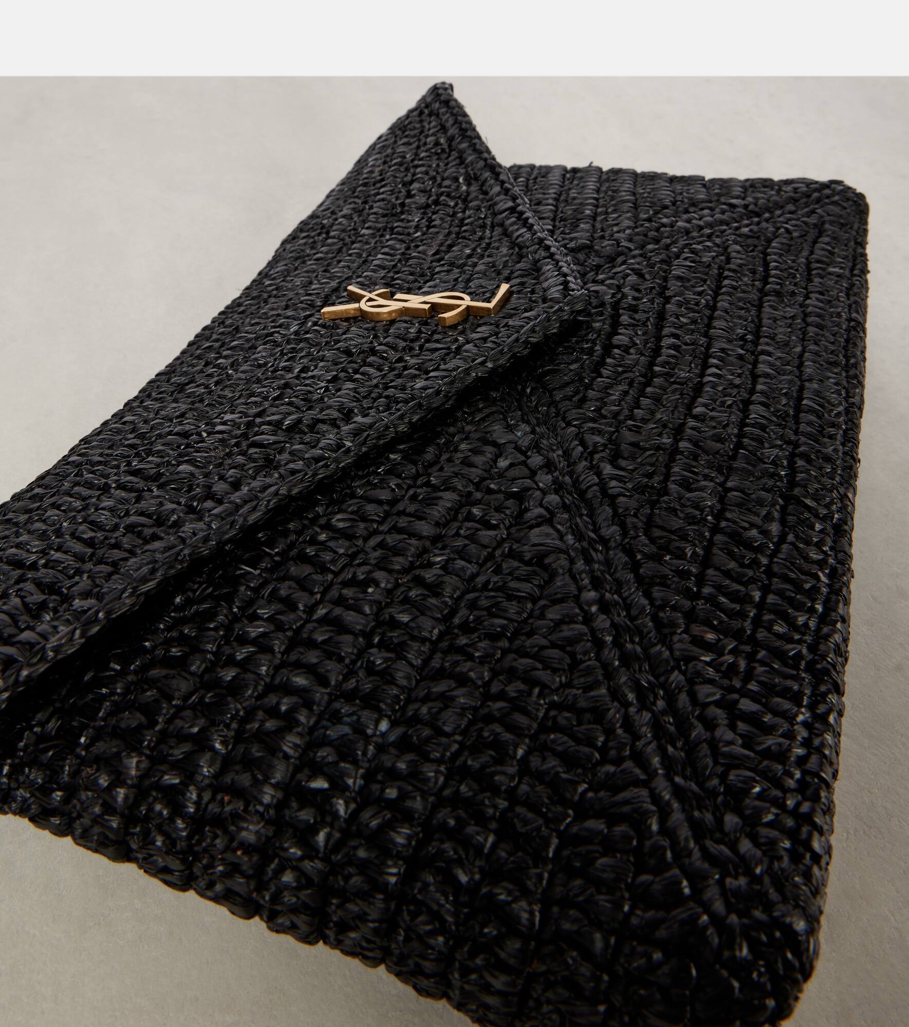 Cassandre Large raffia pouch - 6