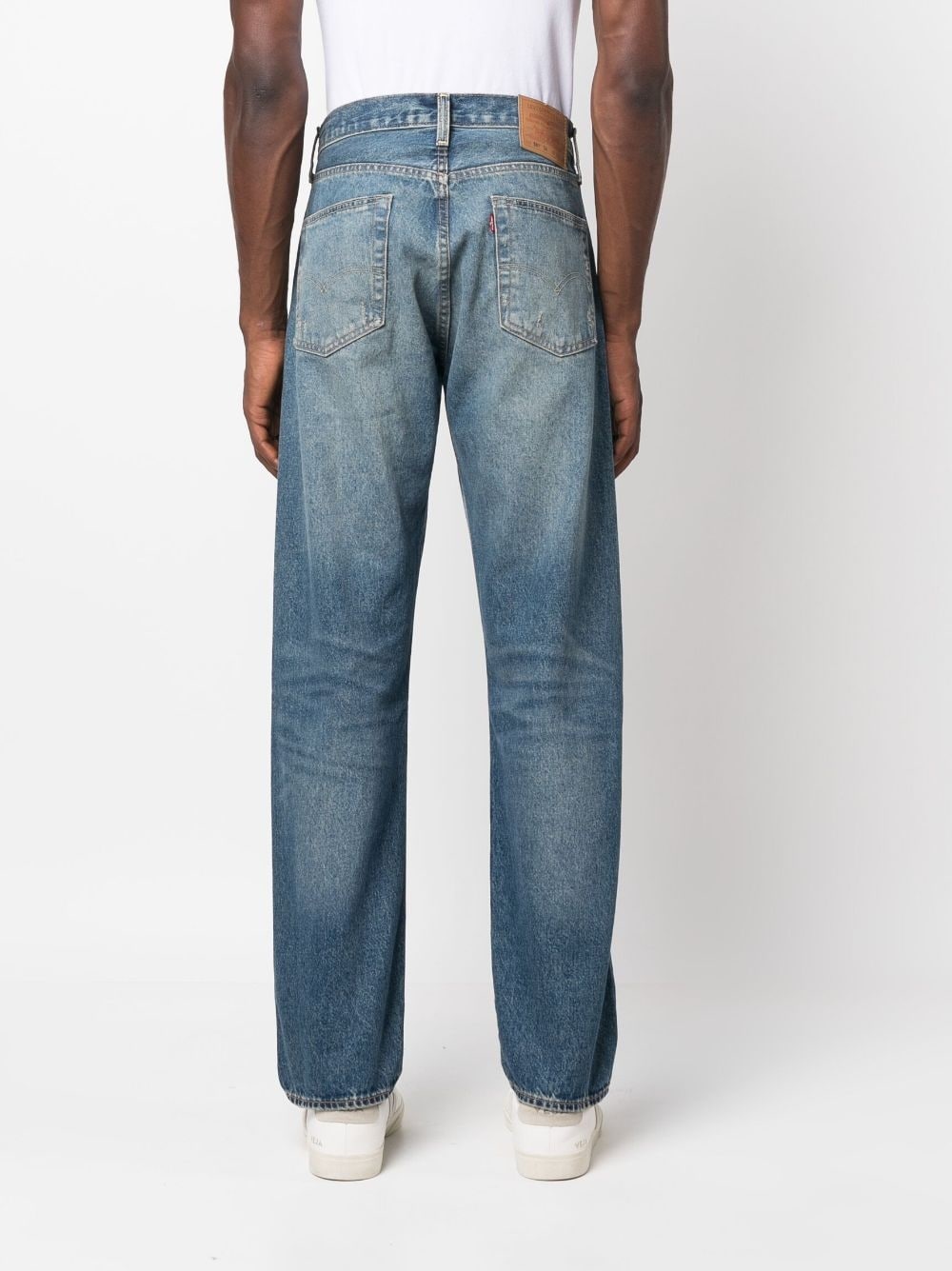 mid-rise straight-leg jeans - 4