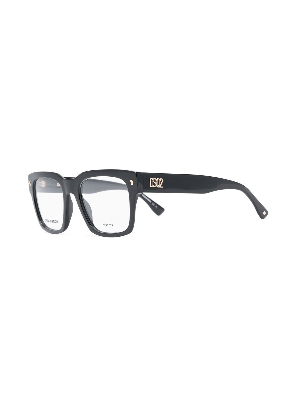 square-frame glasses - 2