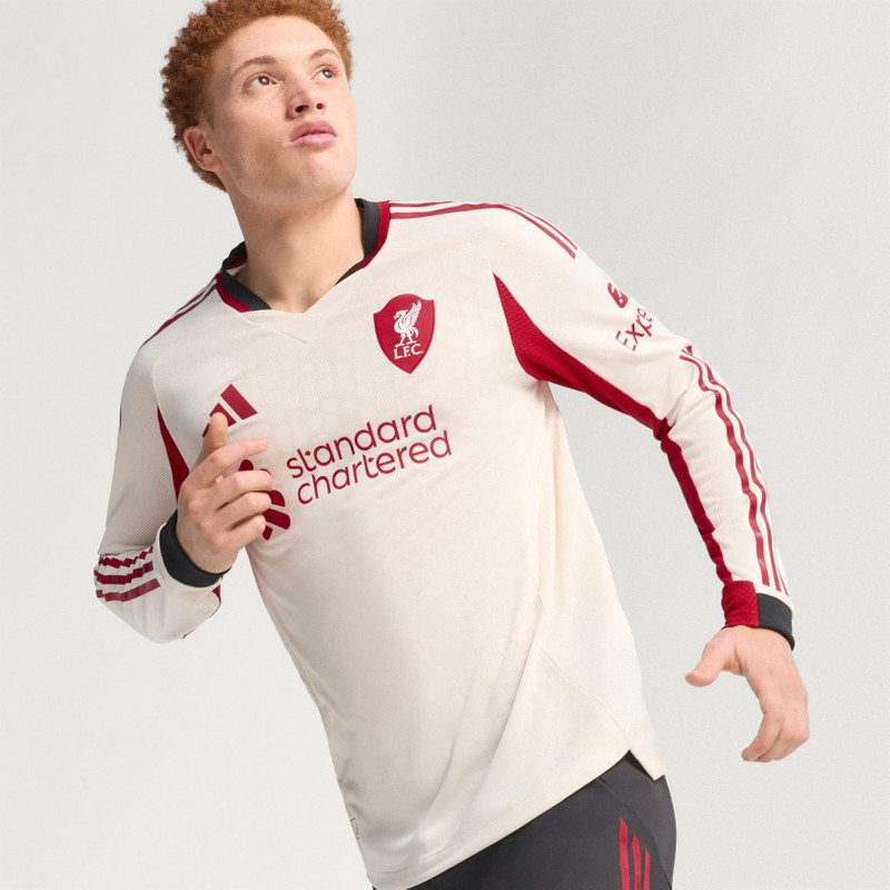 Liverpool FC 25/26 Long Sleeve Away Authentic Jersey 7