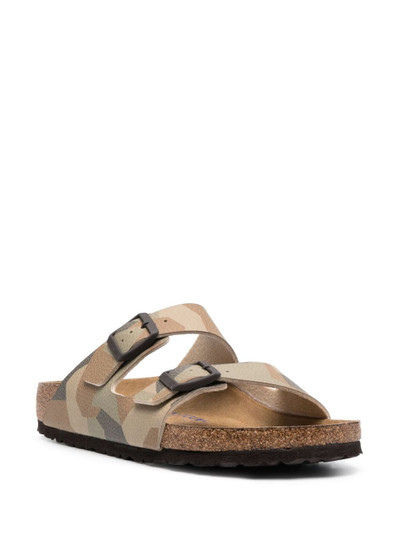 BIRKENSTOCK abstract-print slip-on sandals outlook