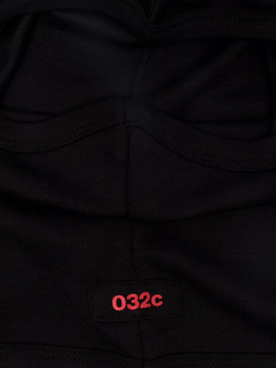 032c logo-print silk-blend balaclava outlook