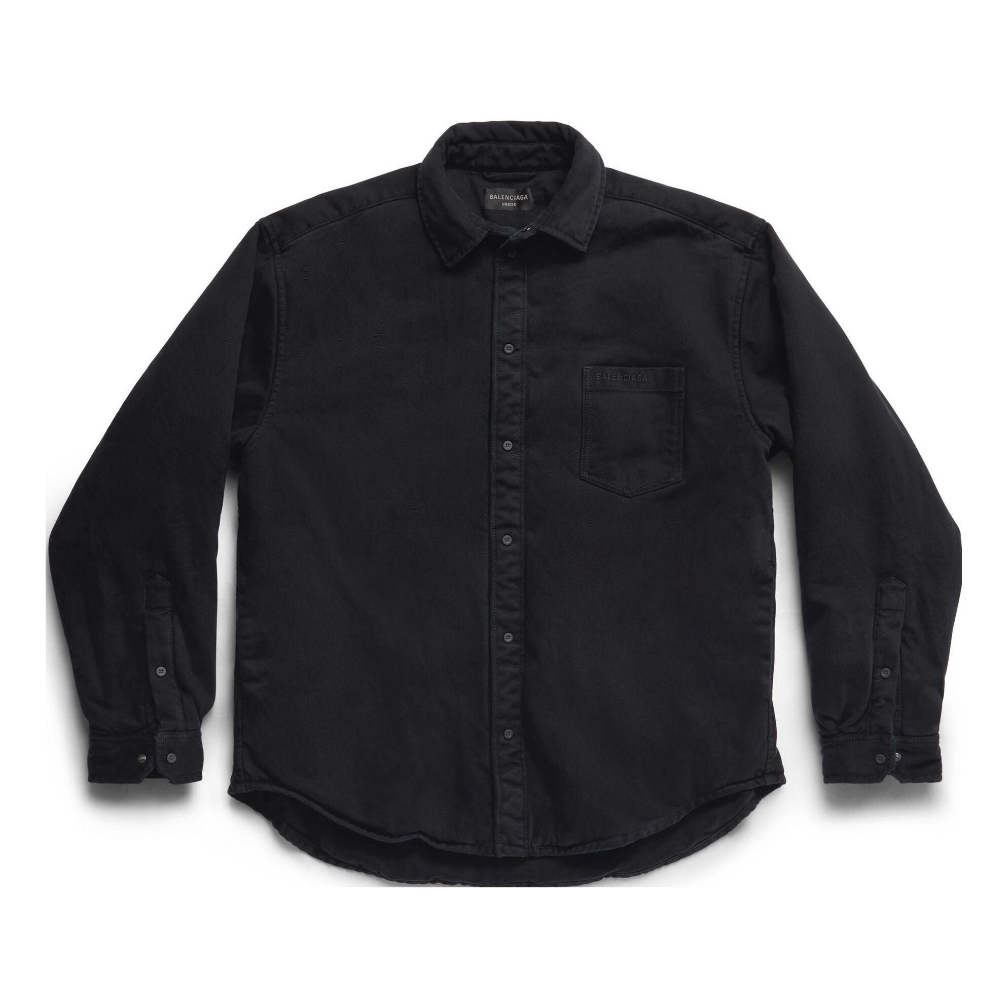 Balenciaga Balenciaga Padded Shirt Large Fit 'Black' 719305TNW111700 - 1