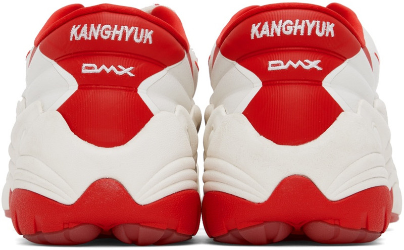 Kanghyuk White & Red Reebok Classics Edition DMX Run 6 Modern Sneakers outlook