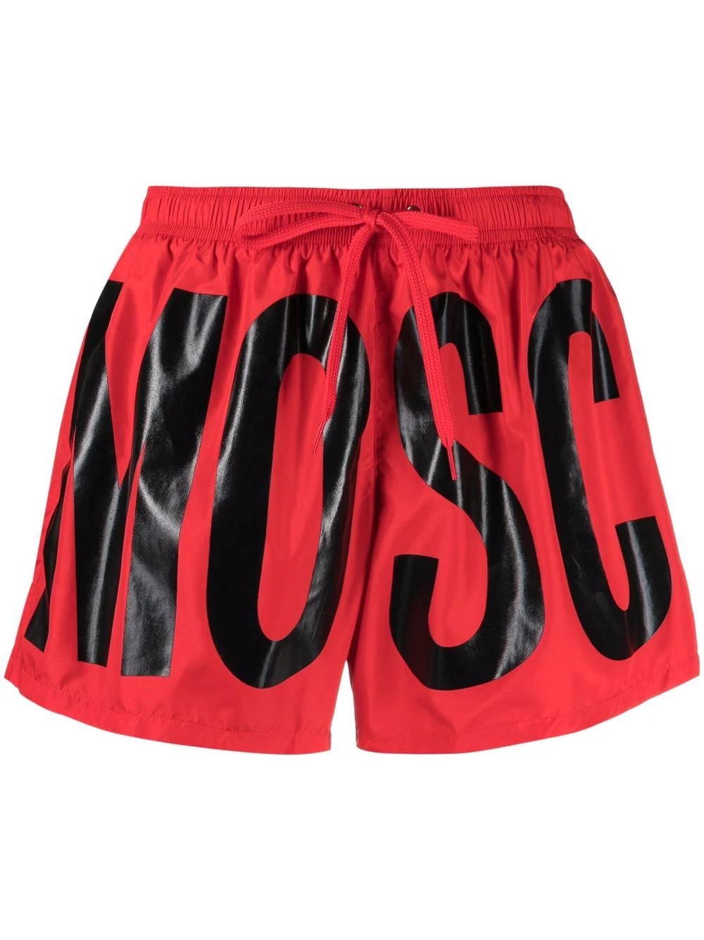 logo print swim shorts - 1