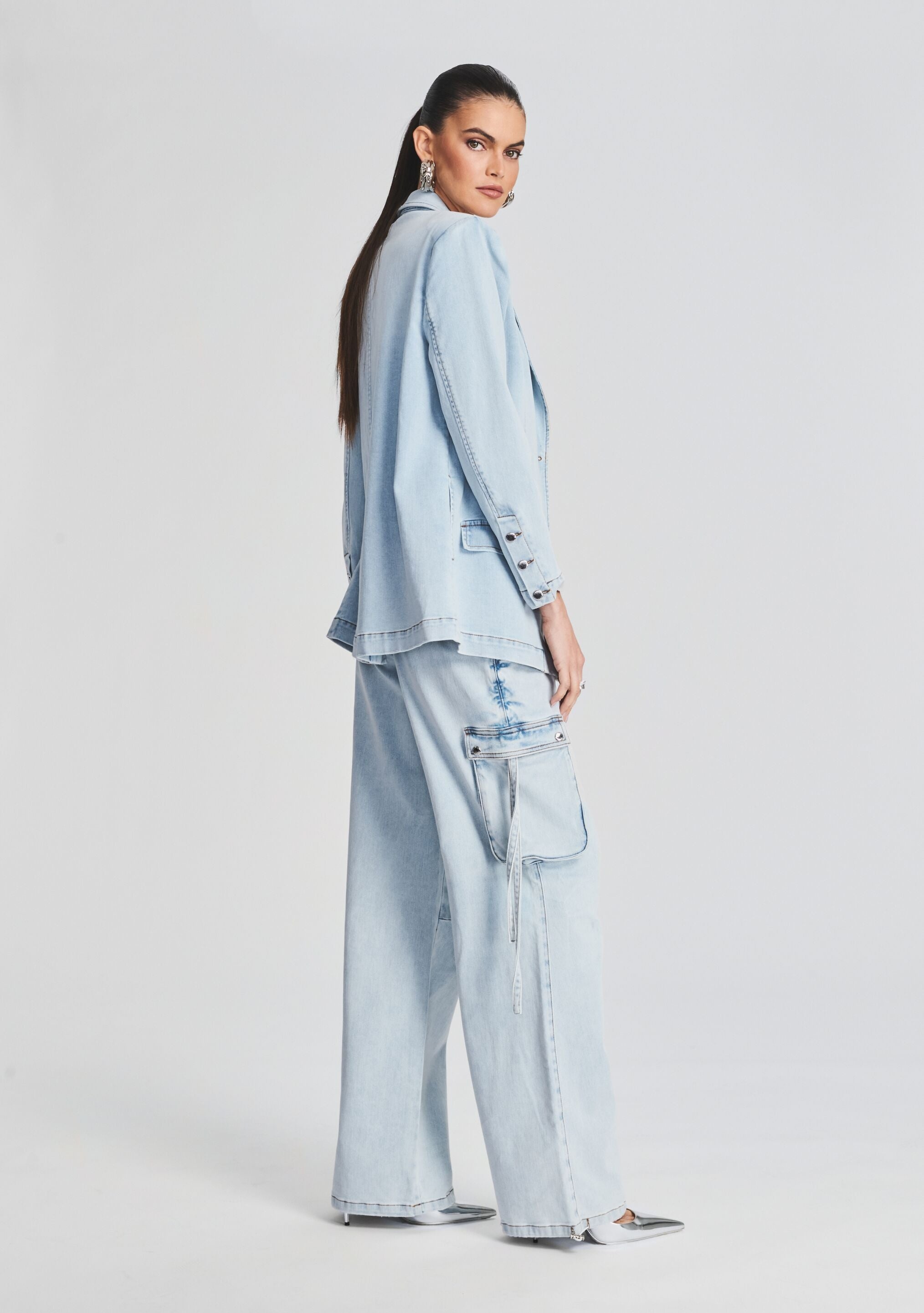 BECKETT DENIM BLAZER - 3
