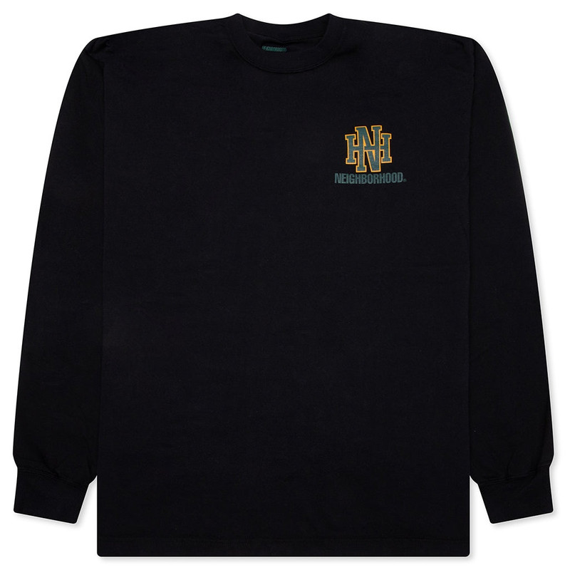 NH L/S TEE 8 - BLACK/GREEN 1
