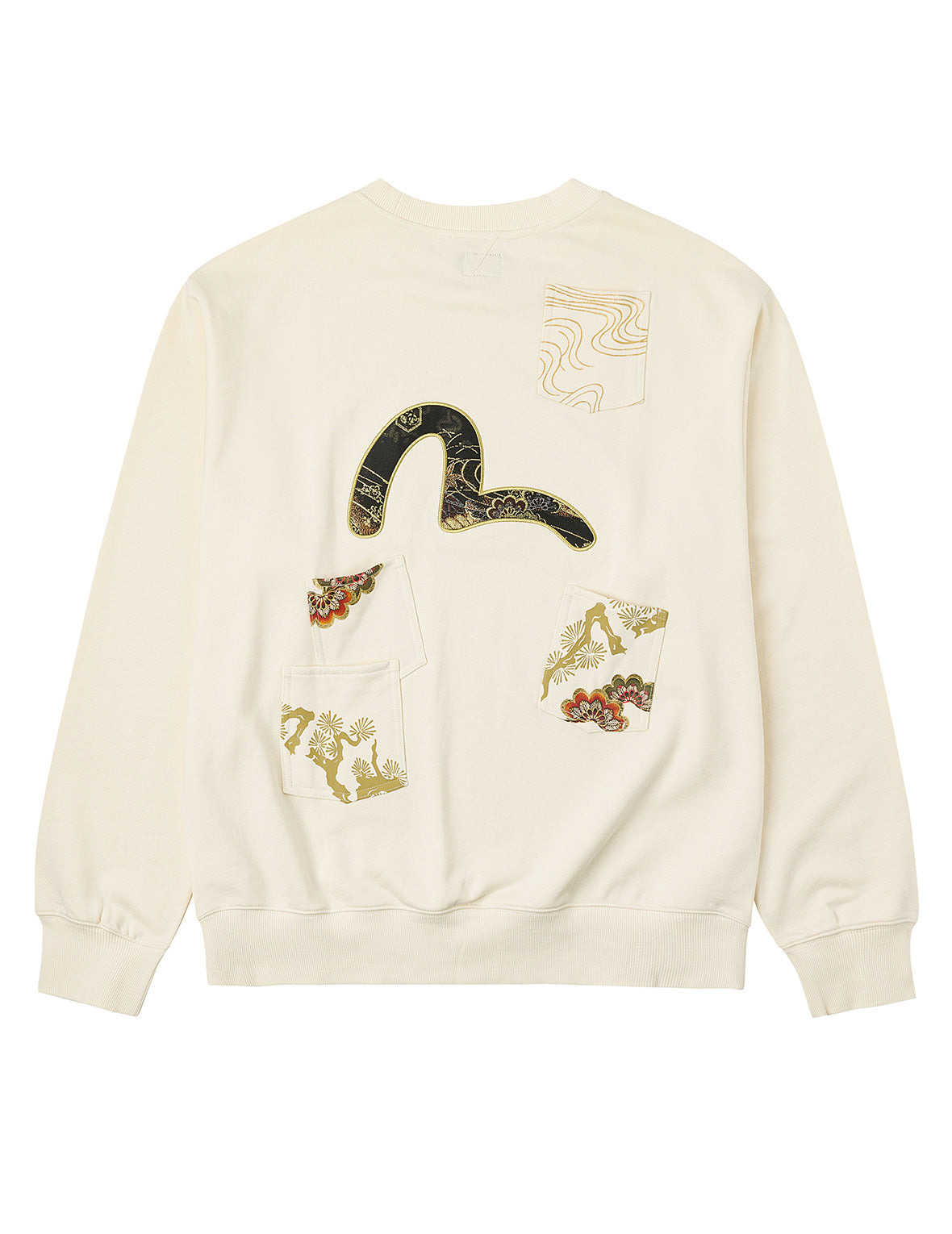 Seagull Brocade Appliqué Relax Fit Sweatshirt - 14