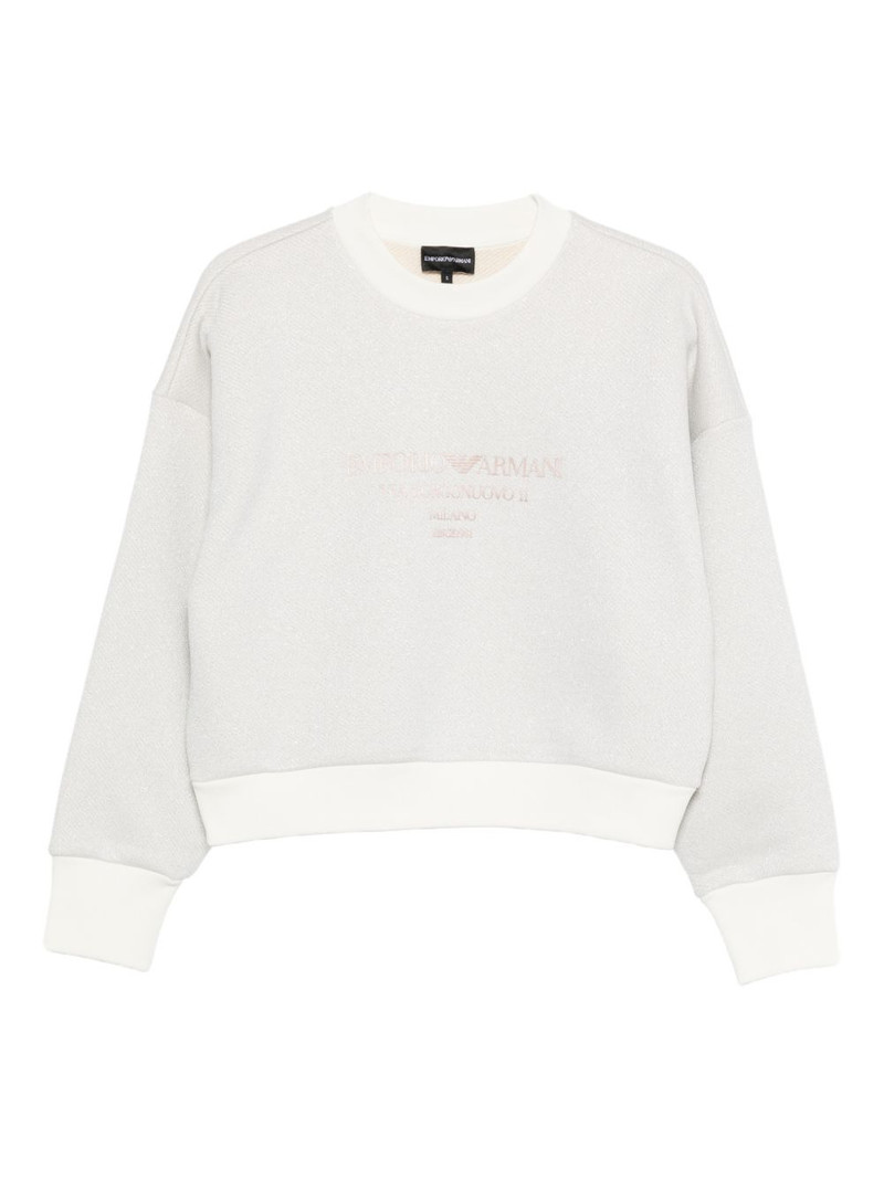 logo-print sweatshirt 1