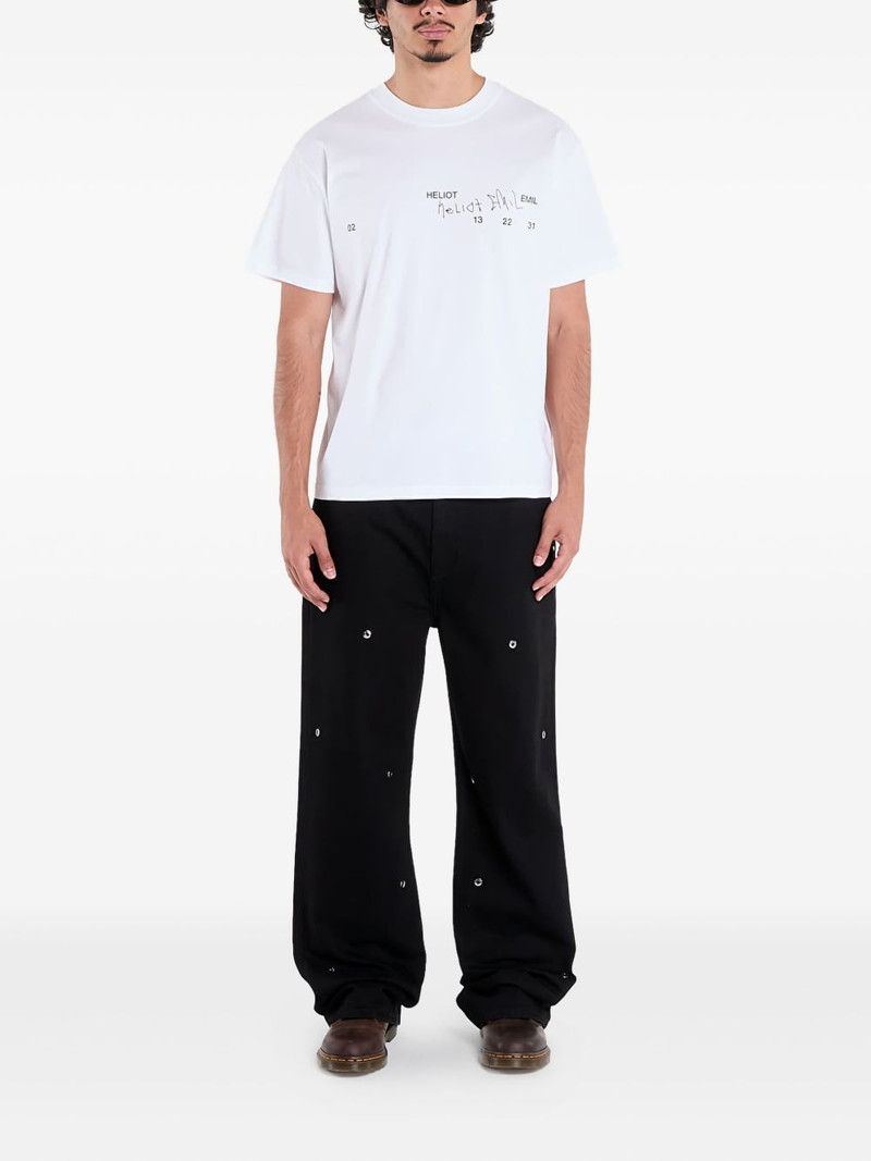 HELIOT EMIL™ Fulgens signature-print T-shirt outlook