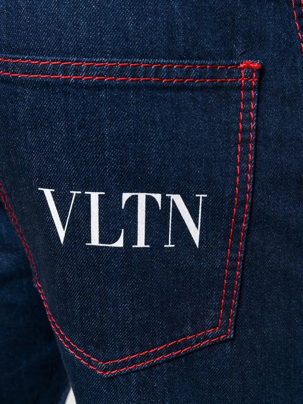 VLTN straight-leg jeans - 5