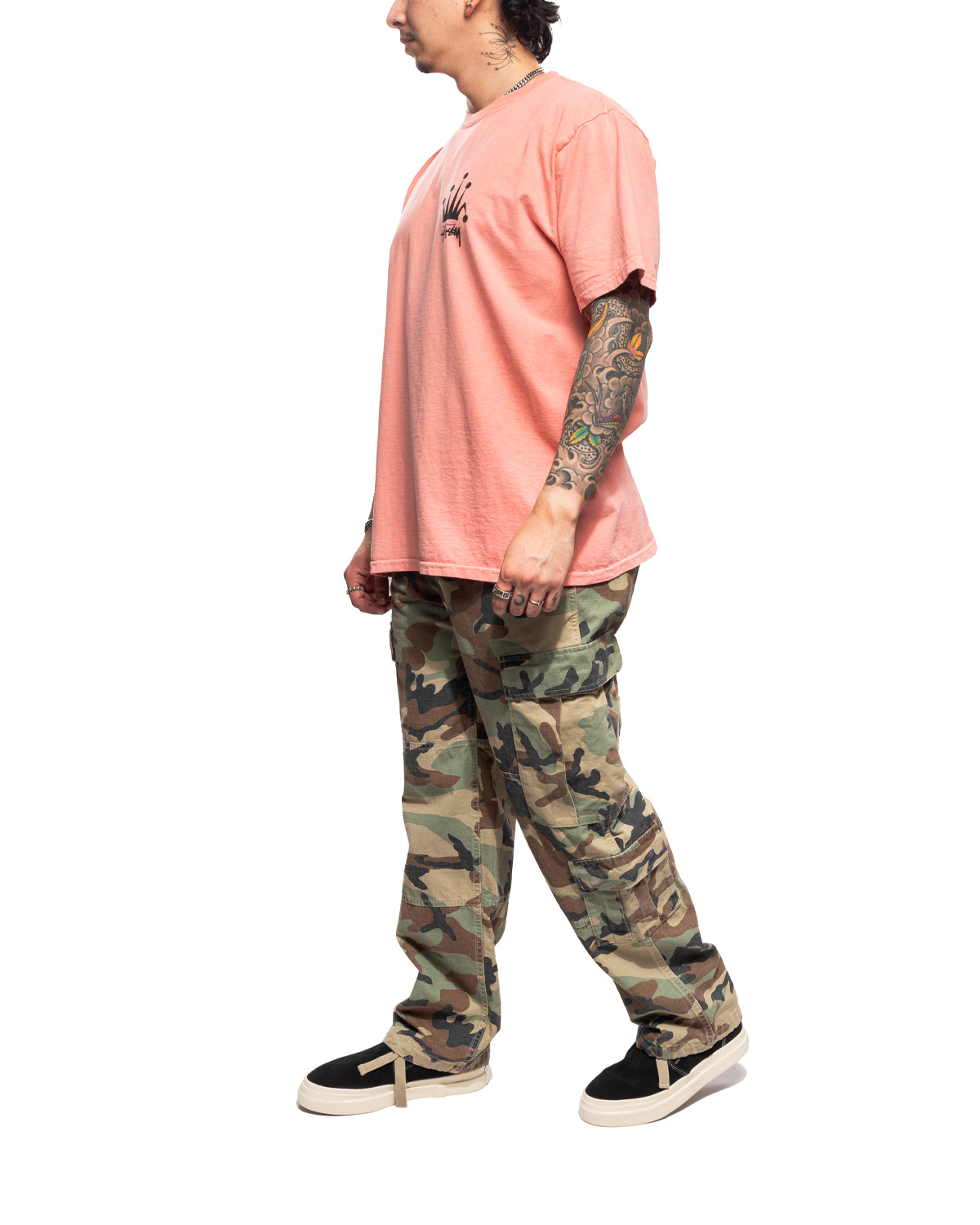 Regal Crown Pigment Dyed Tee Coral - 2