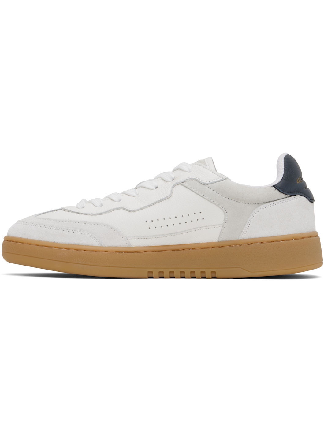 White & Gray Dice T-Toe Sneakers - 3